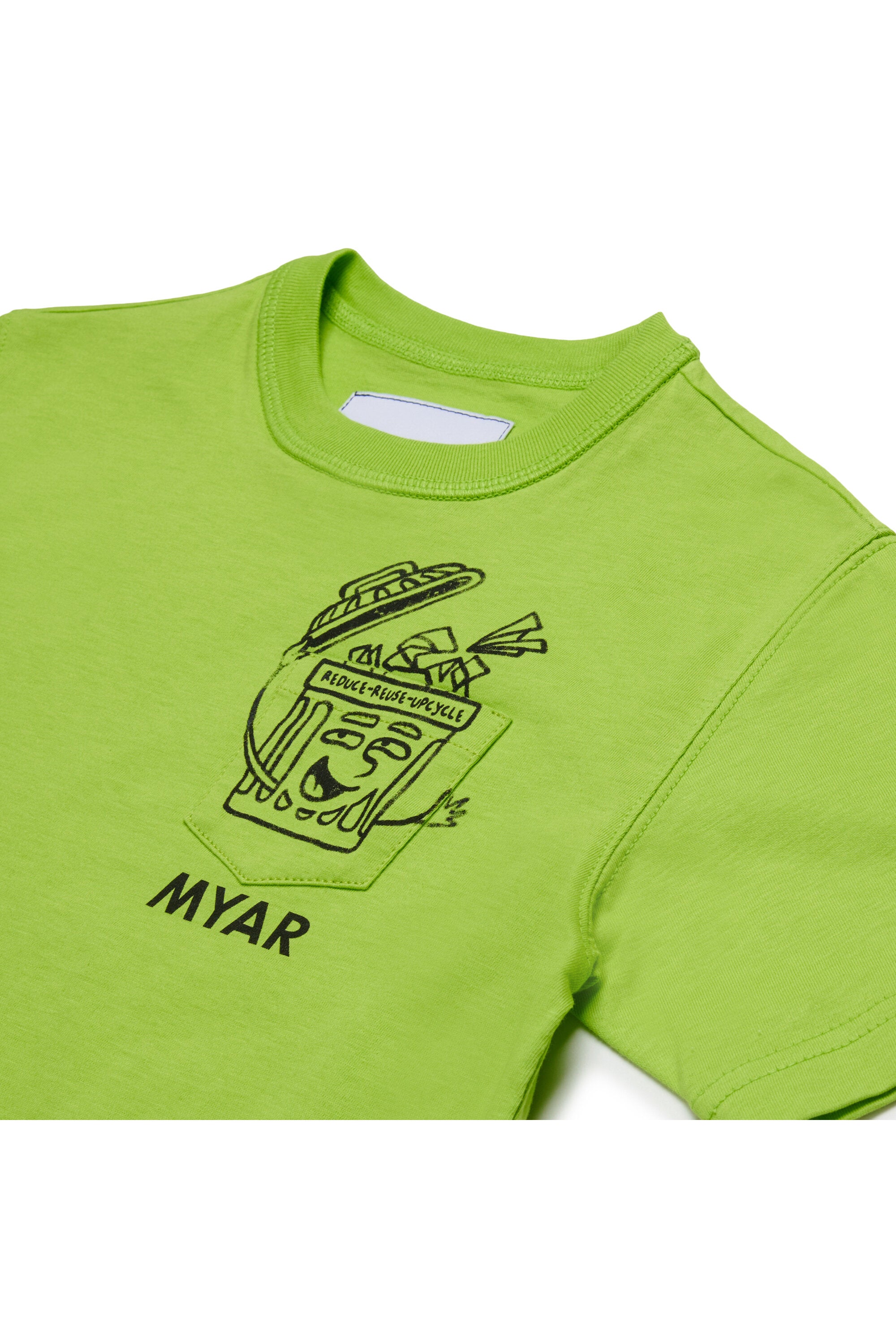 ポケット付きデッドストックコットンTシャツ