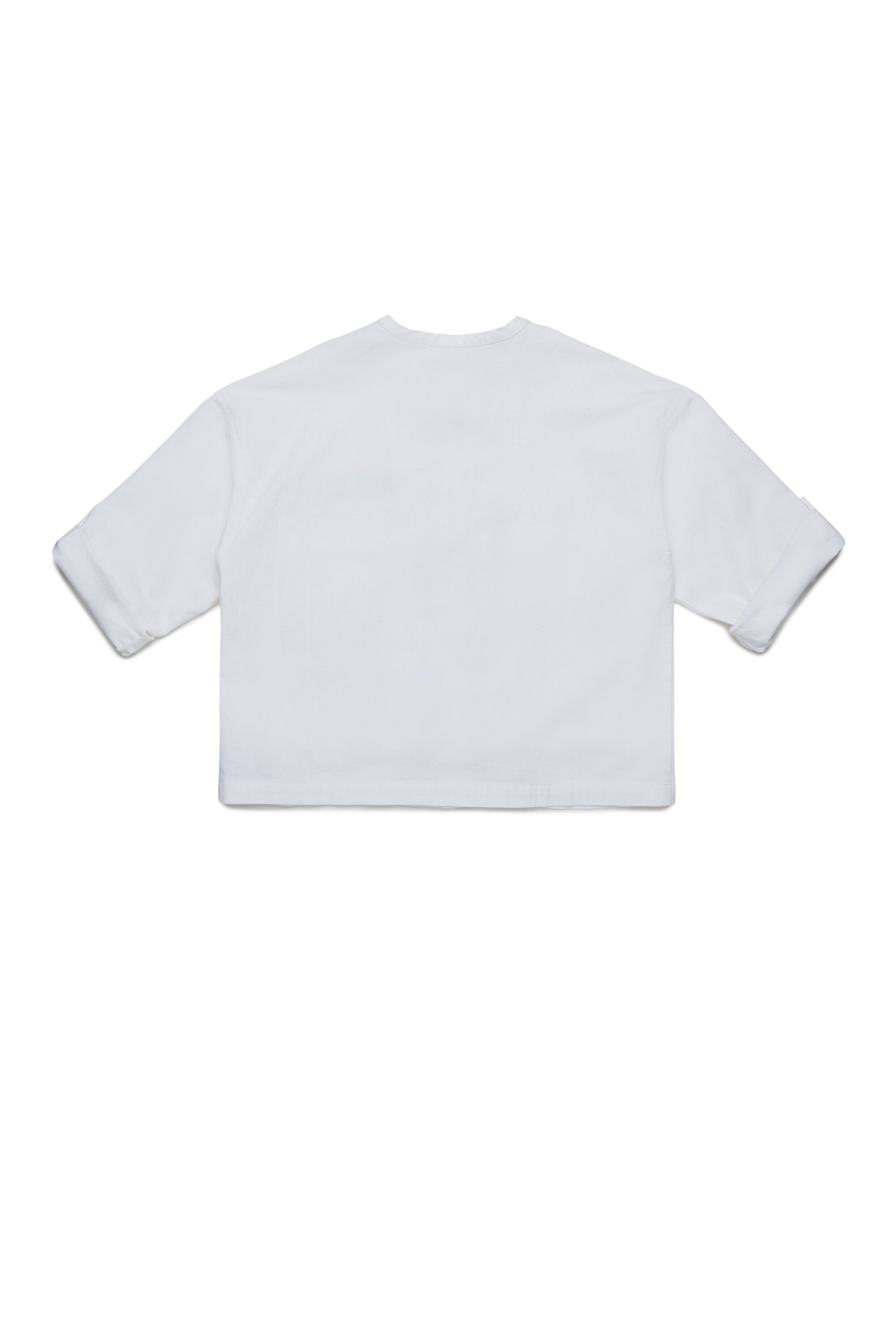 MYARロゴ入りリネンブレンドシャツ