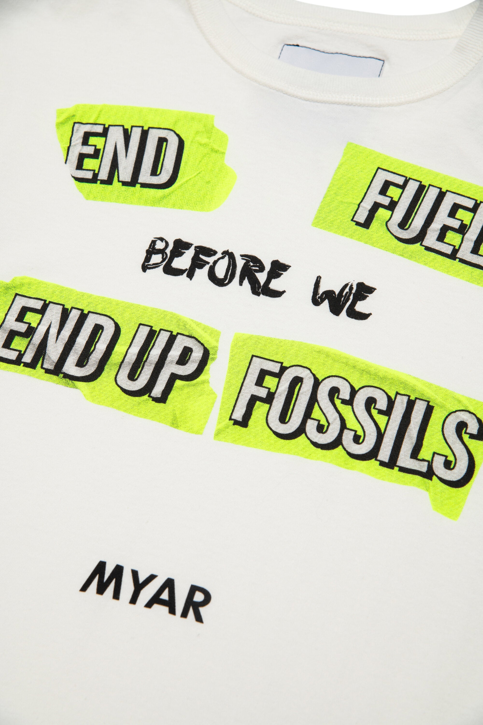 Before グラフィック入りデッドストック コットン T シャツ