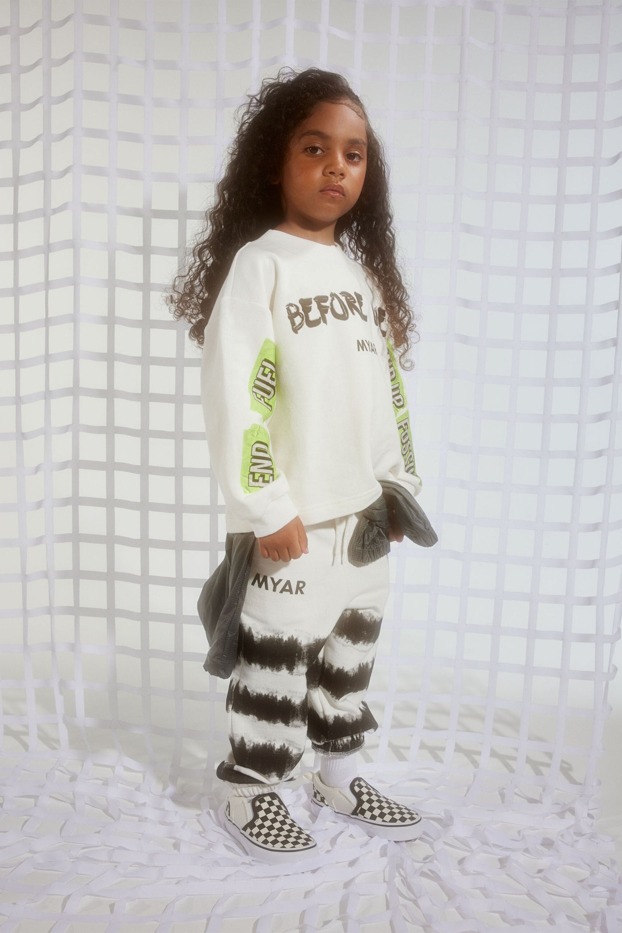 タイダイ効果のあるデッドストックのスウェットパンツ