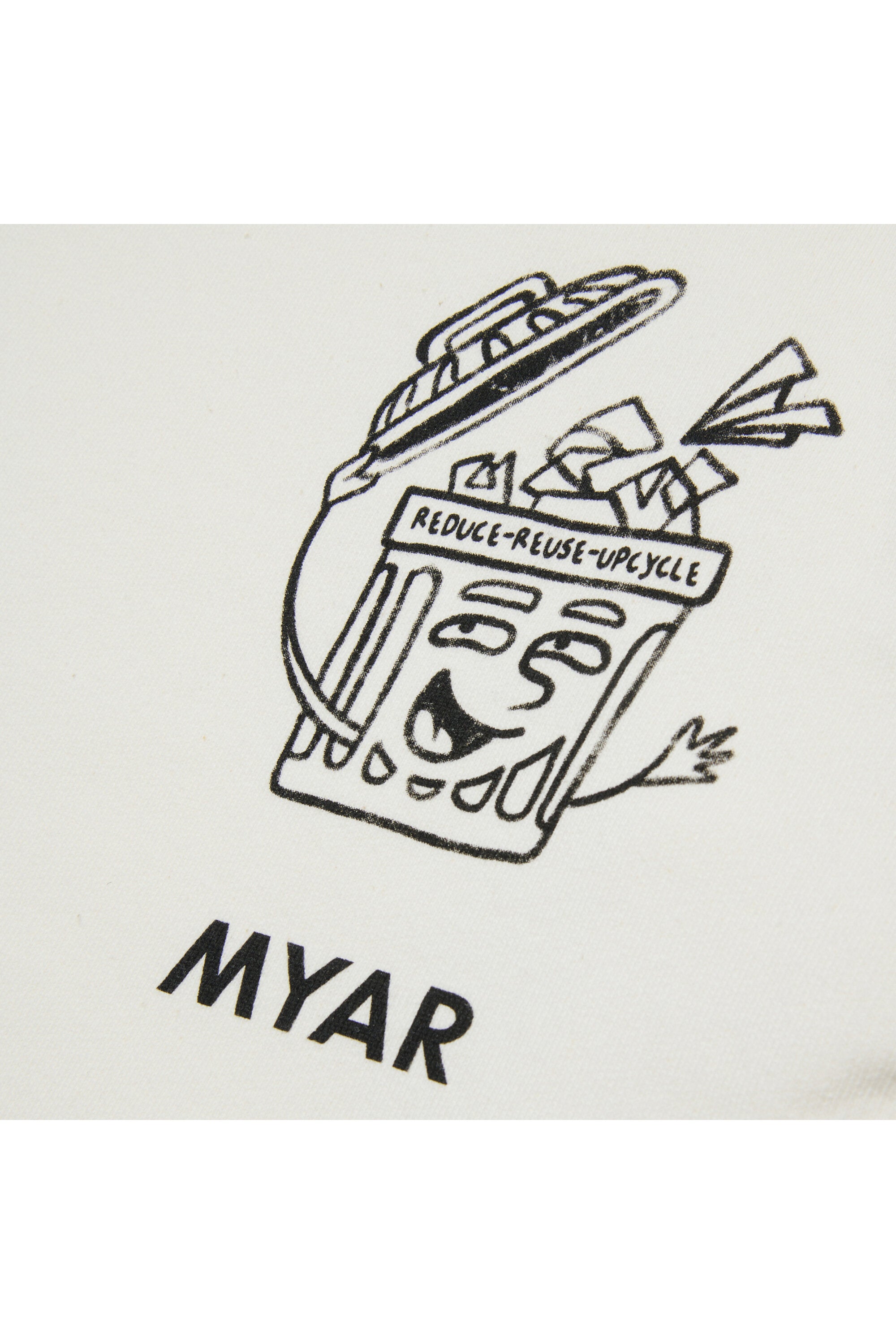 Reduceグラフィック入りデッドストックコットンスウェットシャツ