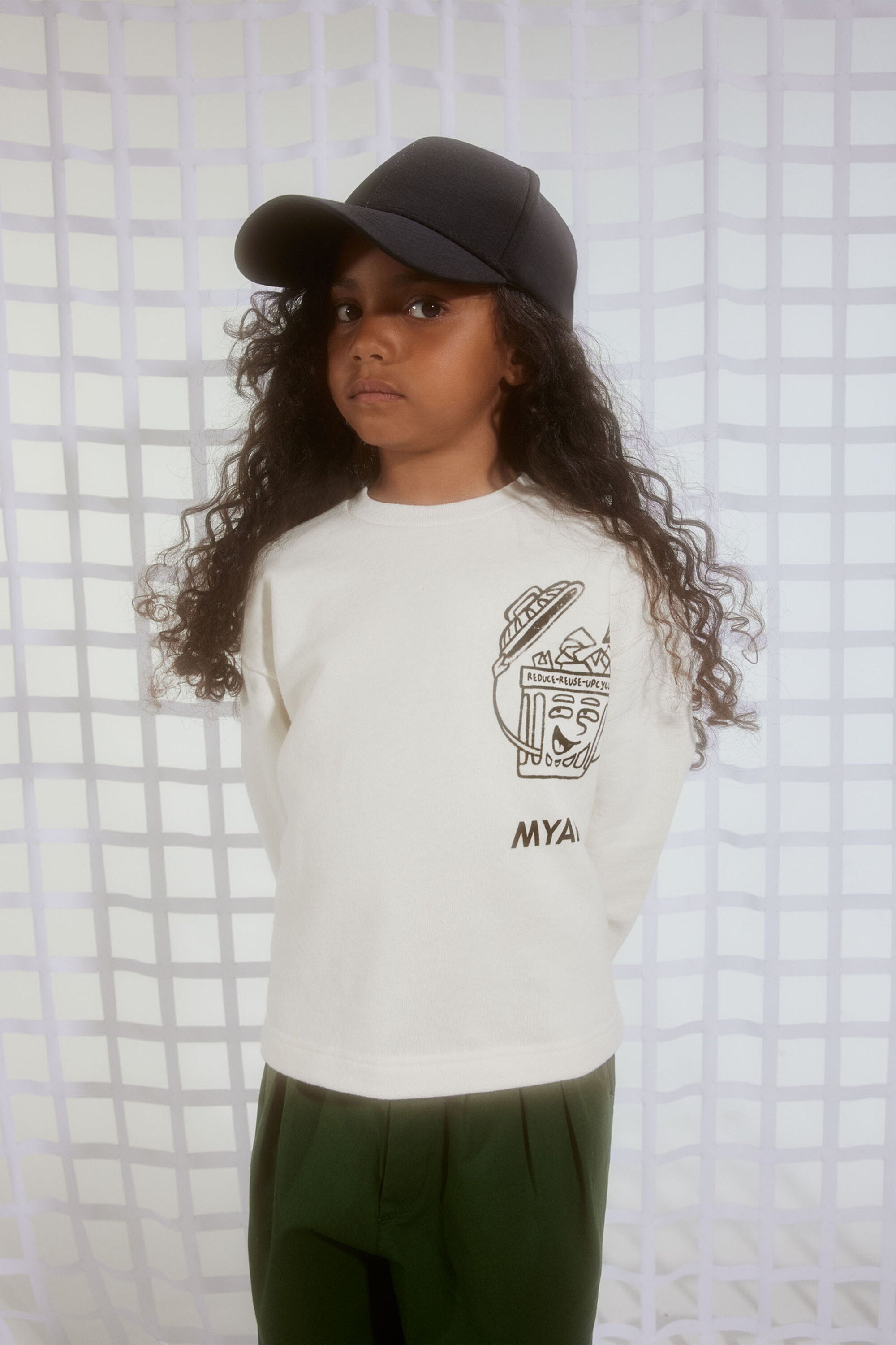 Deadstock cotton sweatshirt with Reduce graphics