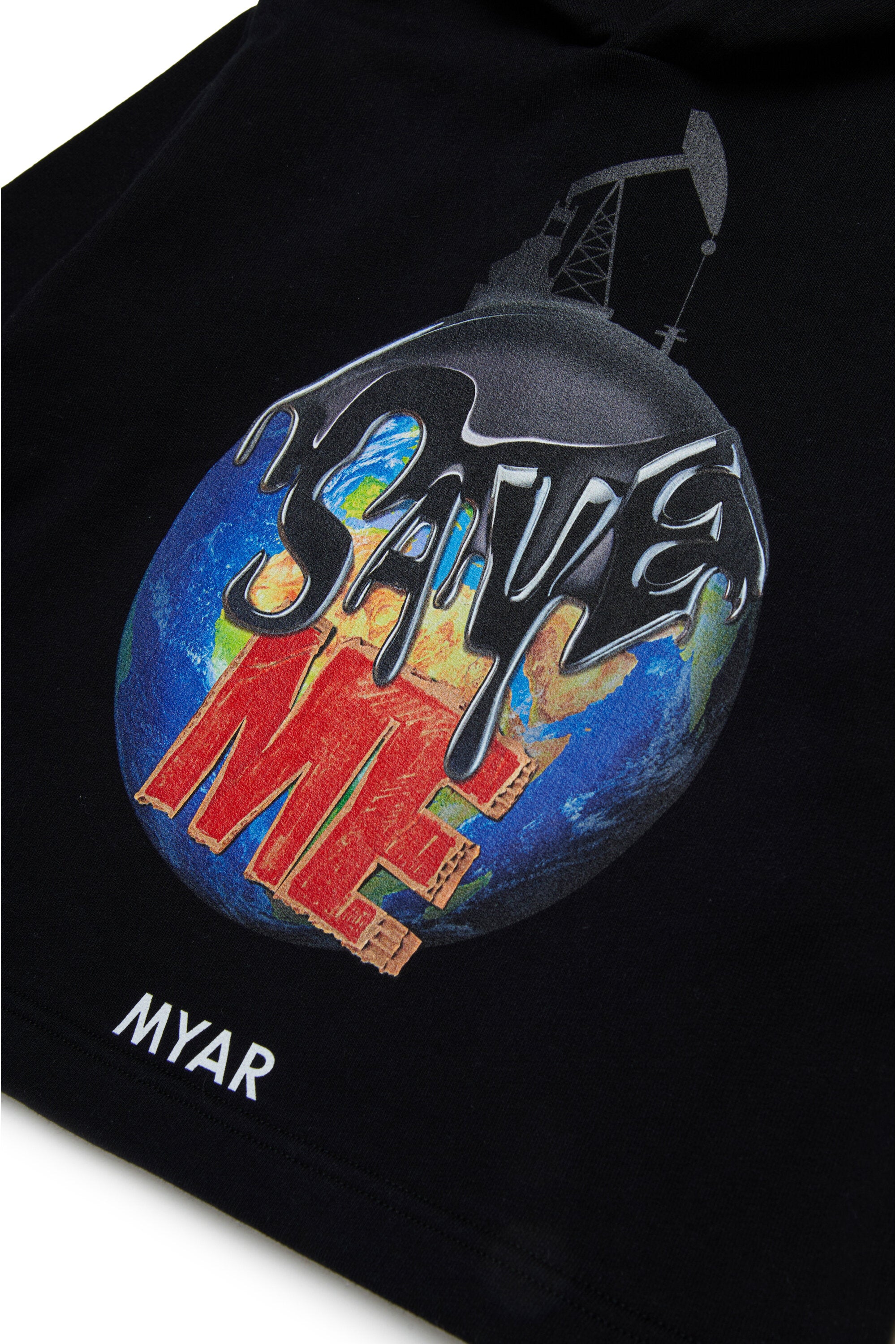 Save me グラフィック入りデッドストック コットン スウェットシャツ