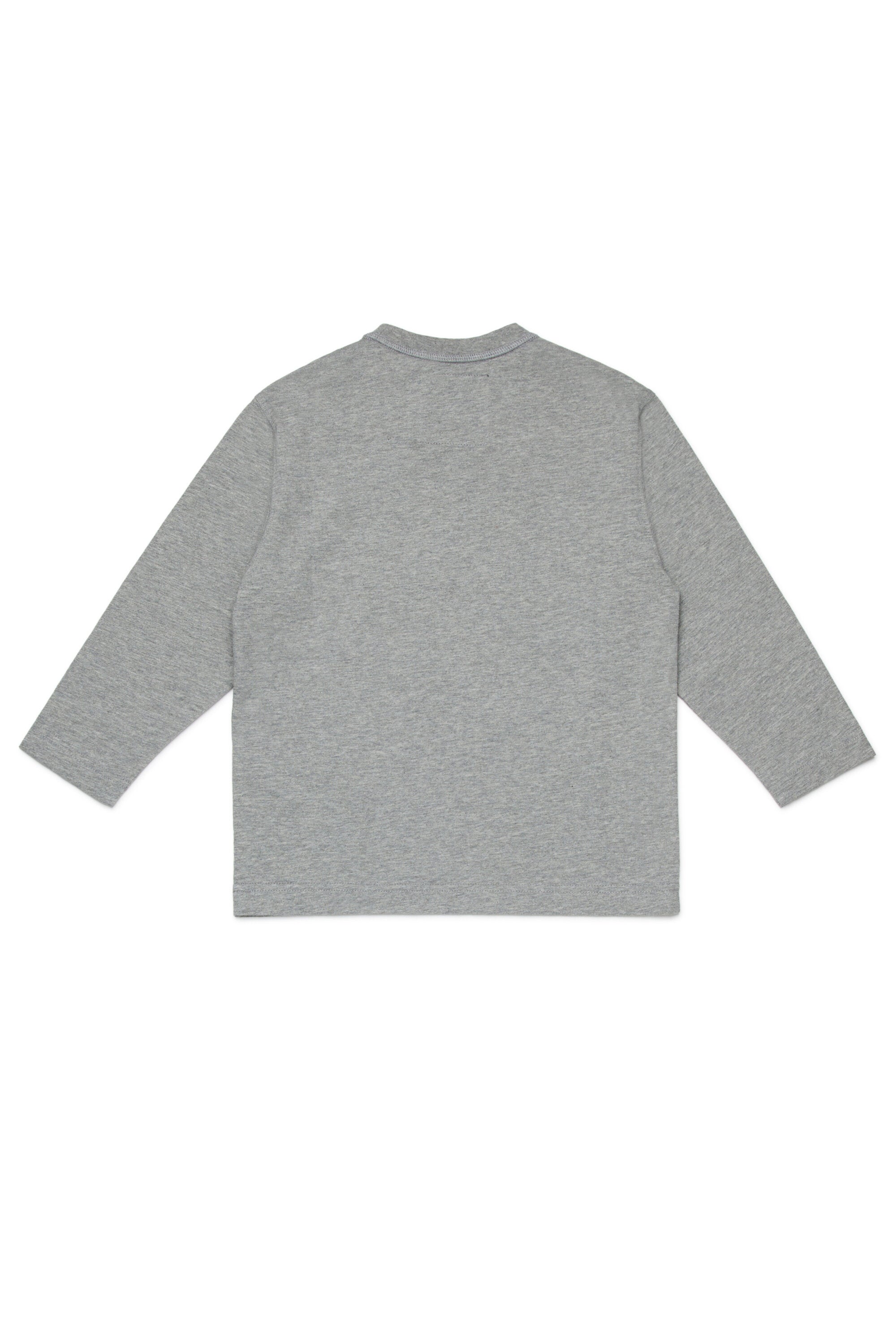 Crewneck sweatshirt with varsity print