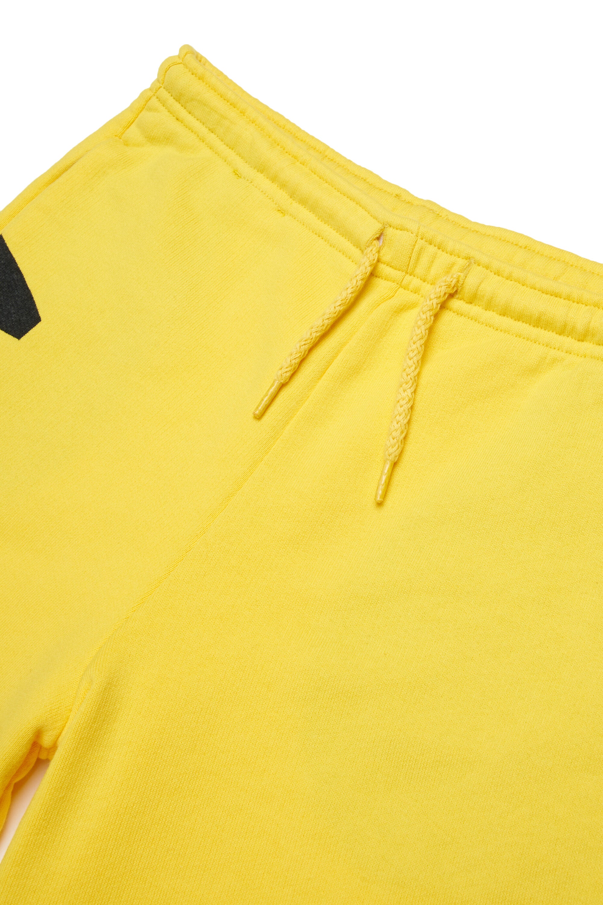 Fleece shorts with logo