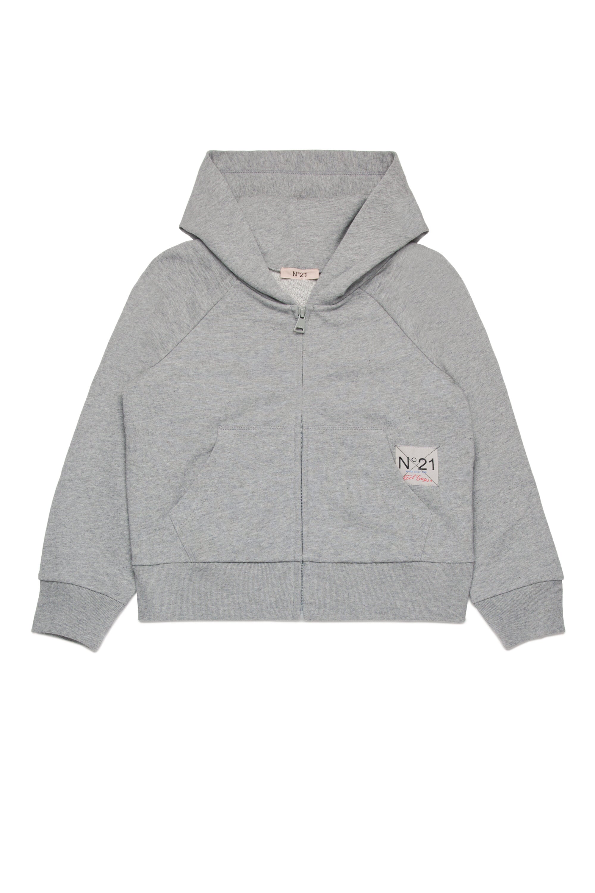 スパンコール付きフルジップ・スウェットシャツ