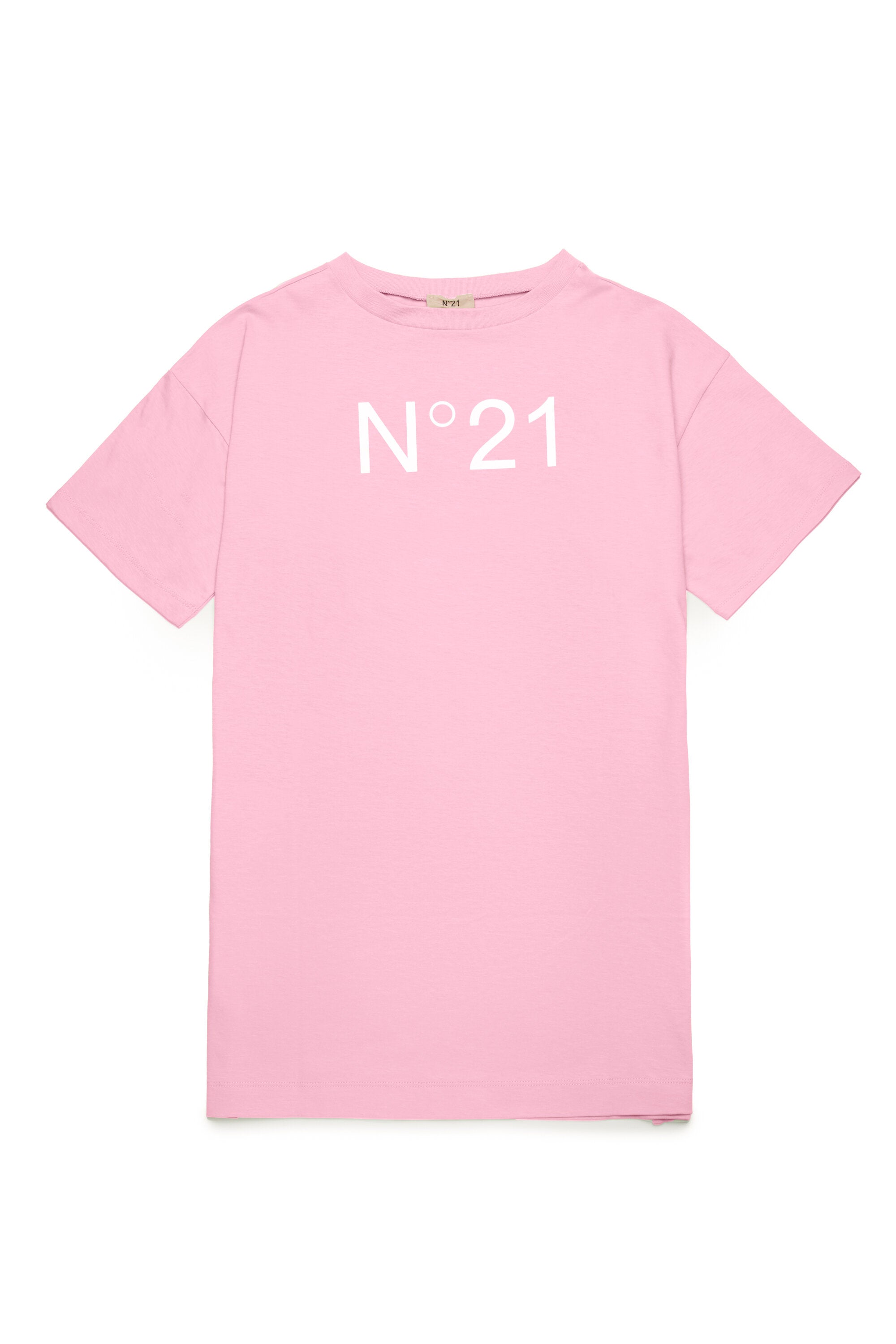 Branded jersey cover-up dress