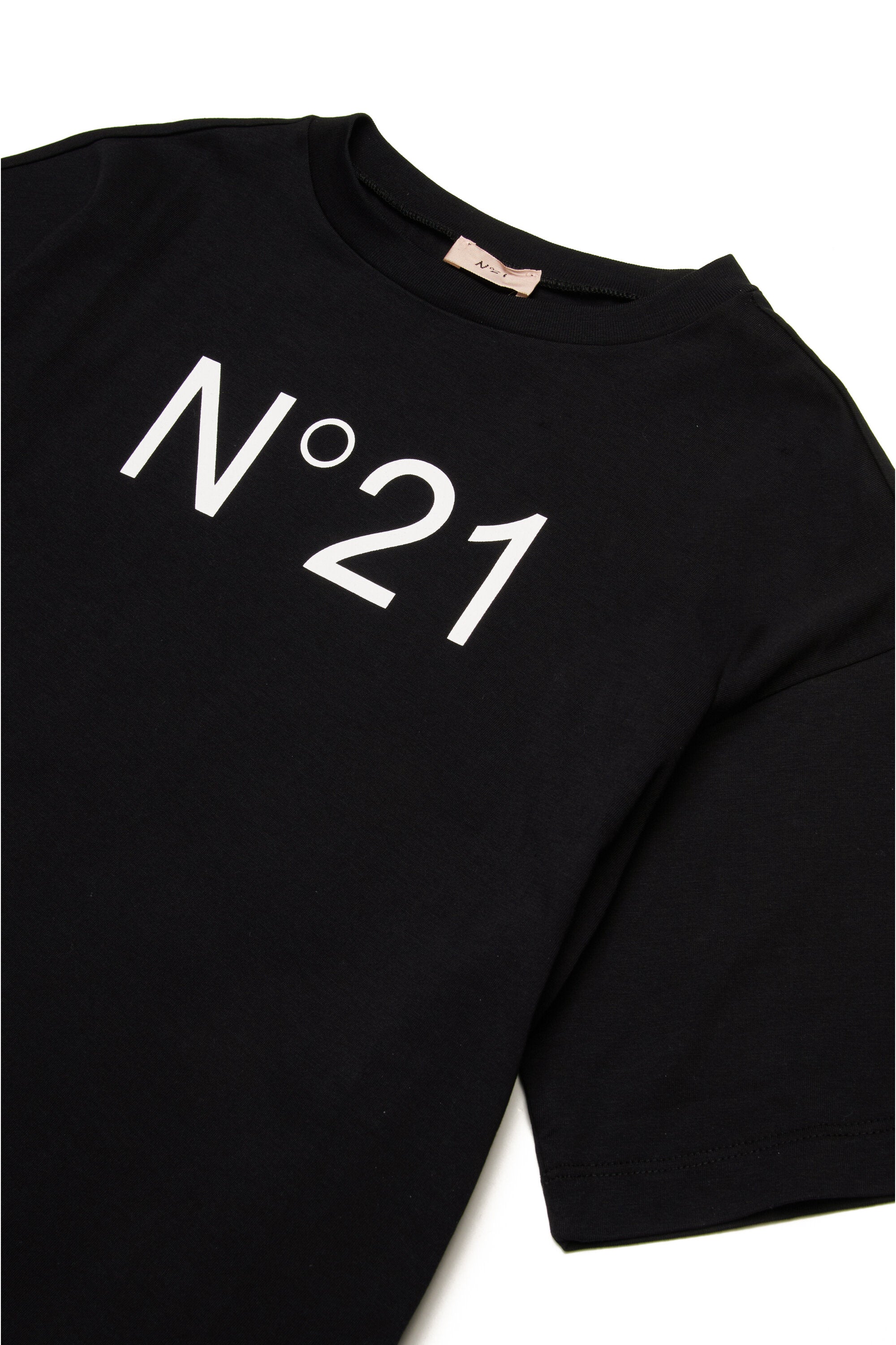 Branded jersey cover-up dress