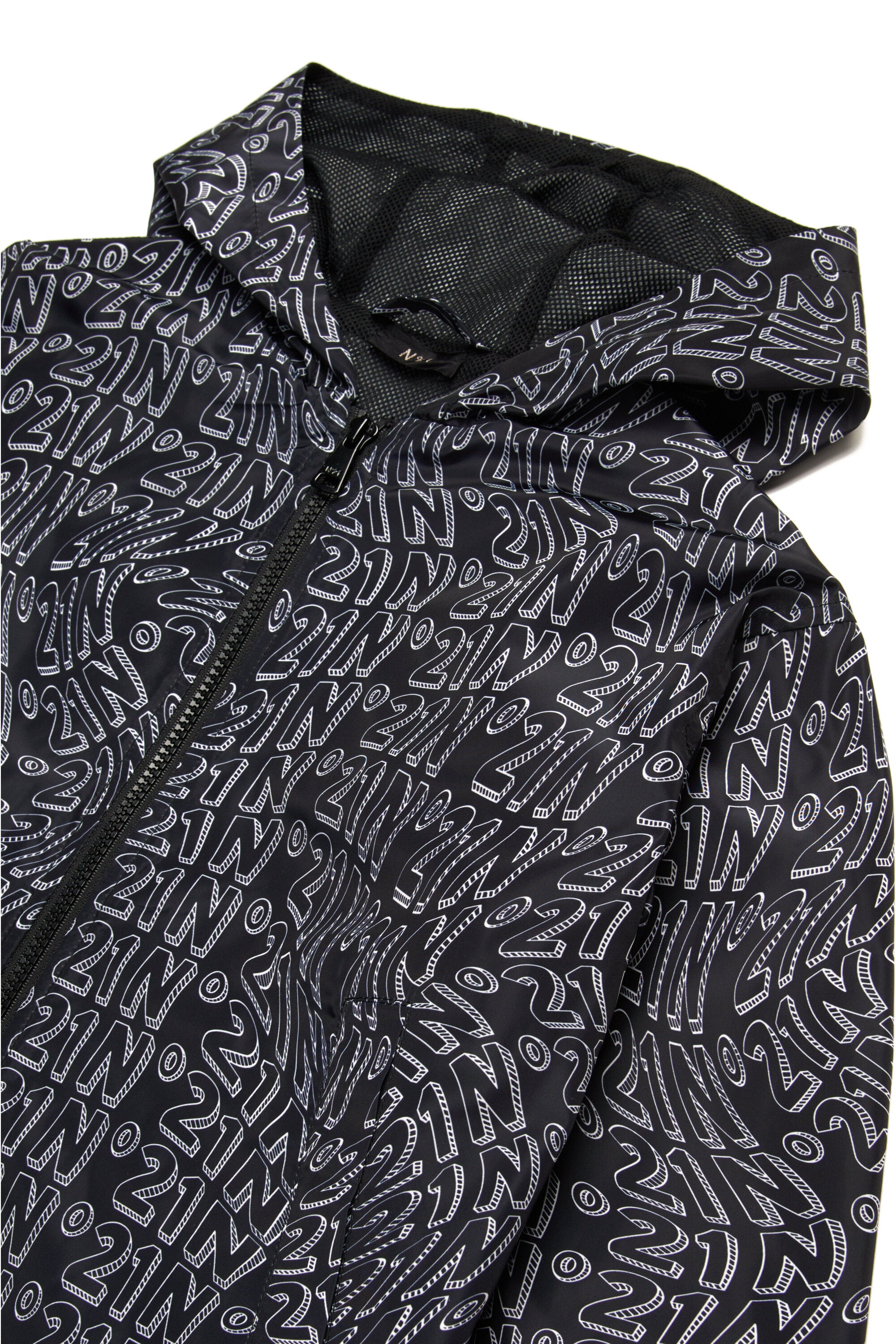 グリッチ・オールオーバー・ウィンドブレーカー・ジャケット