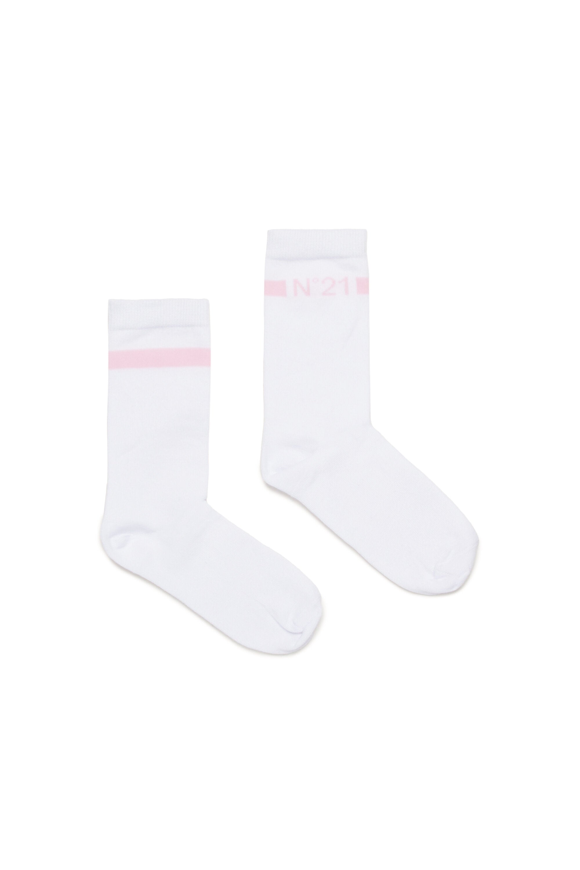 Socks branded with institutional logo