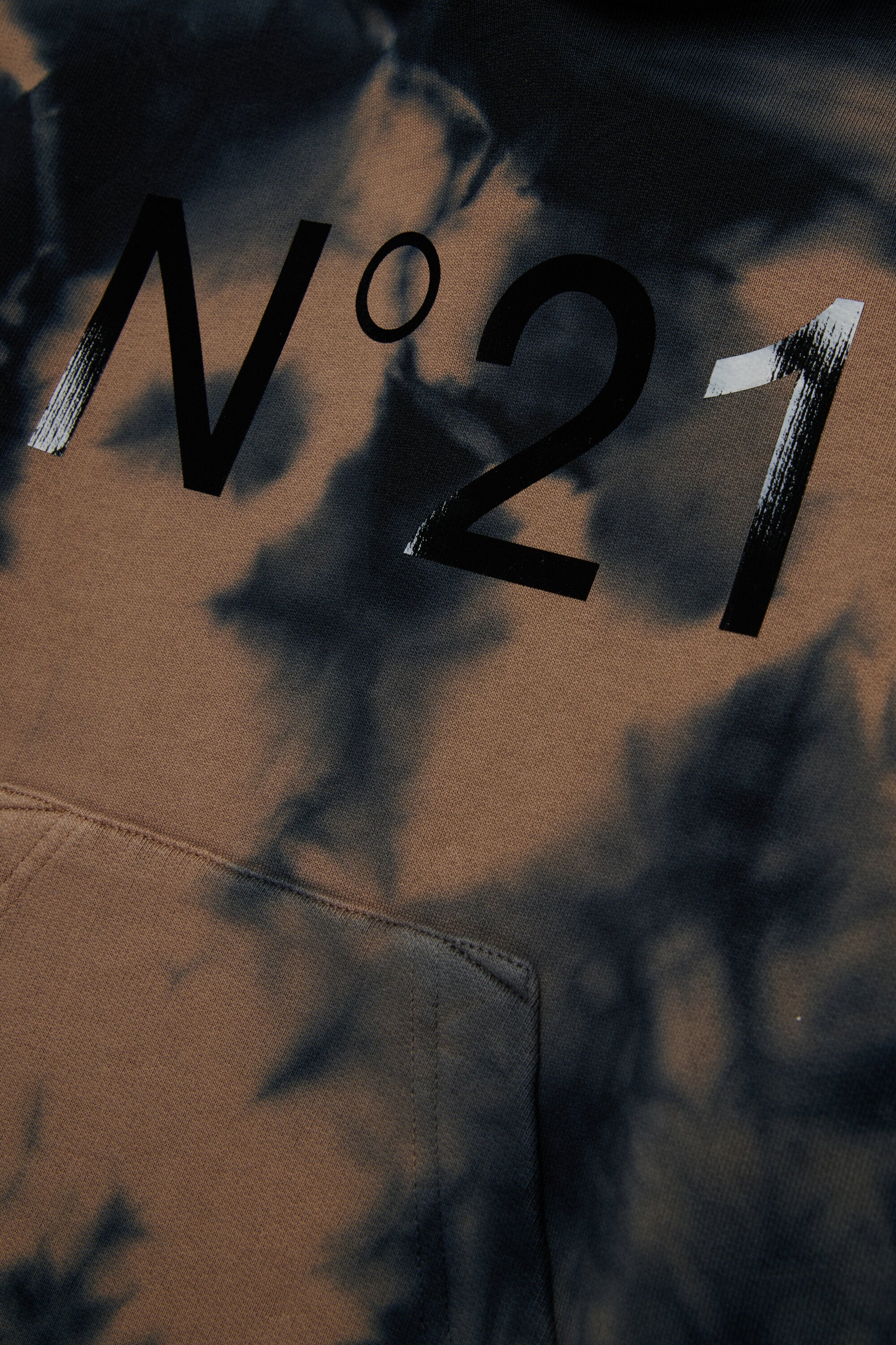 コットン・タイダイ・フーデッド・スウェットシャツ