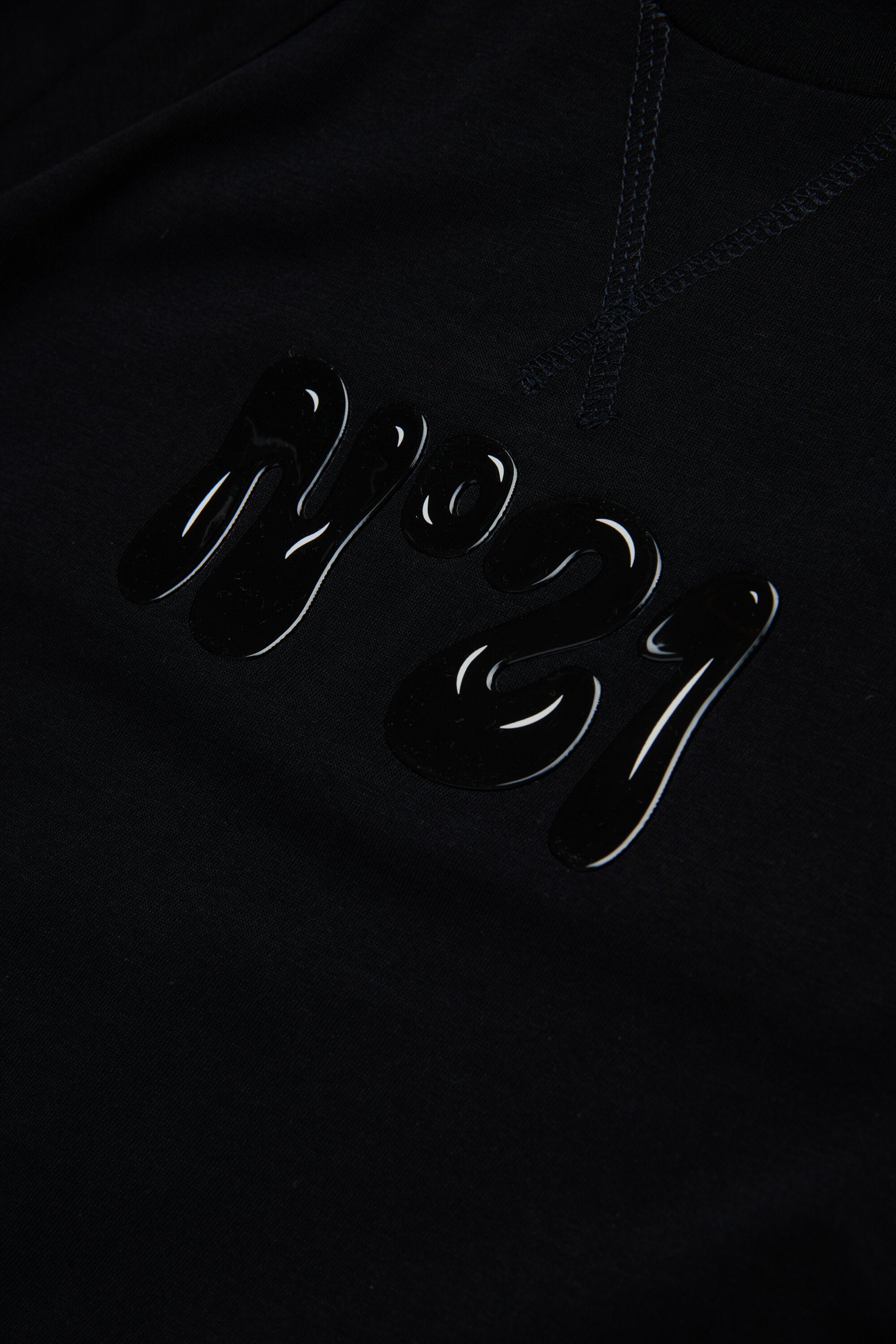 Jersey T-shirt with multicolor bands