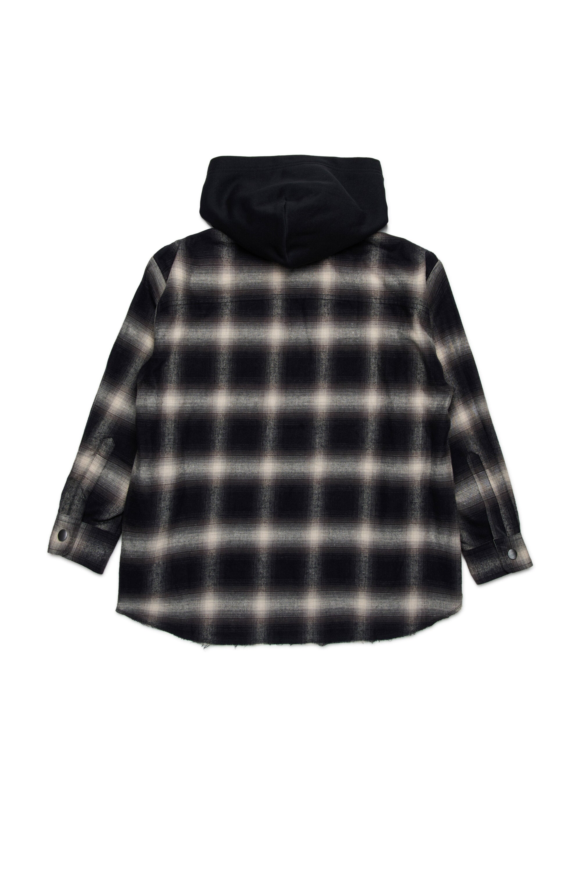 Plaid flannel overshirt