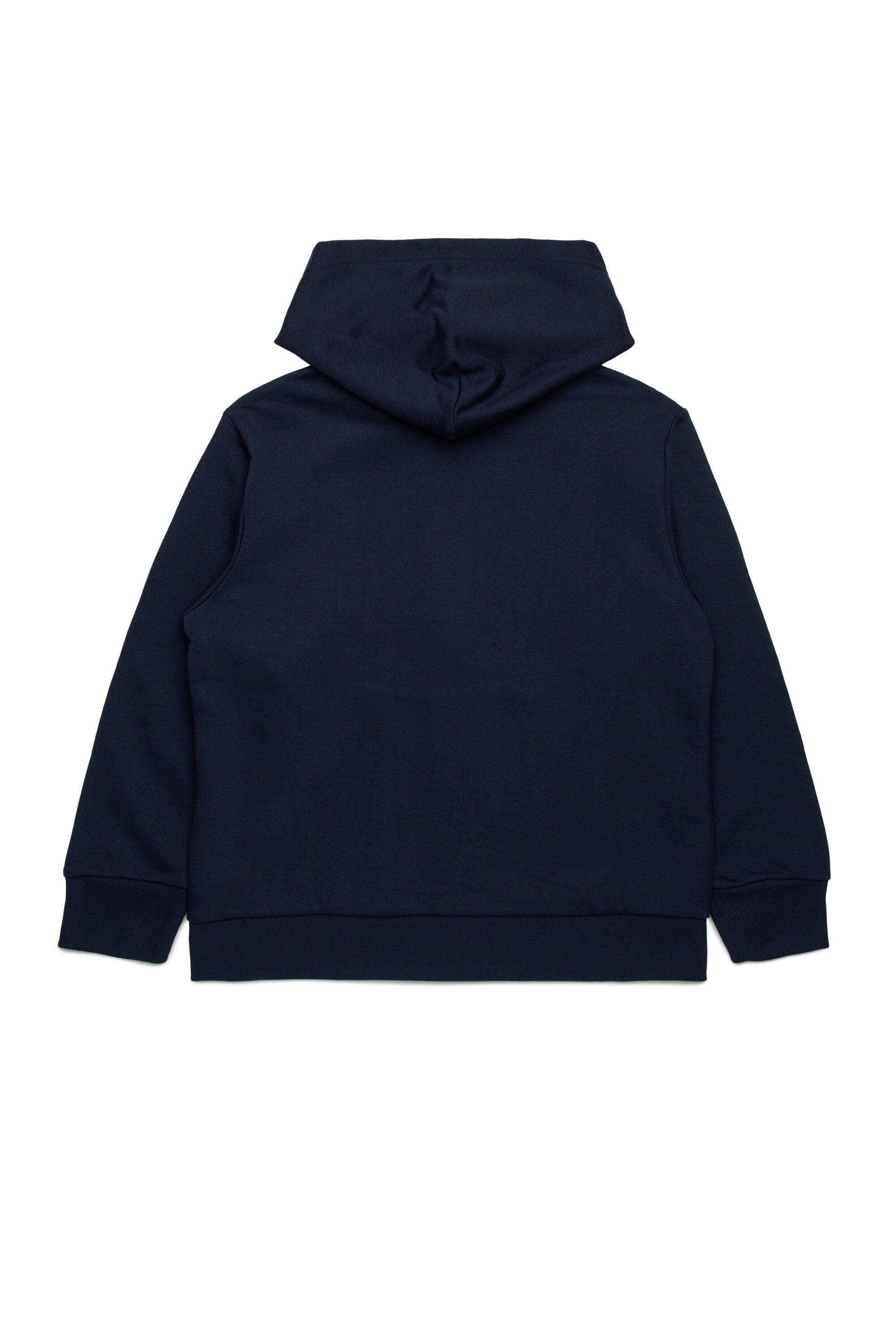 Oversize hooded sweatshirt with logo