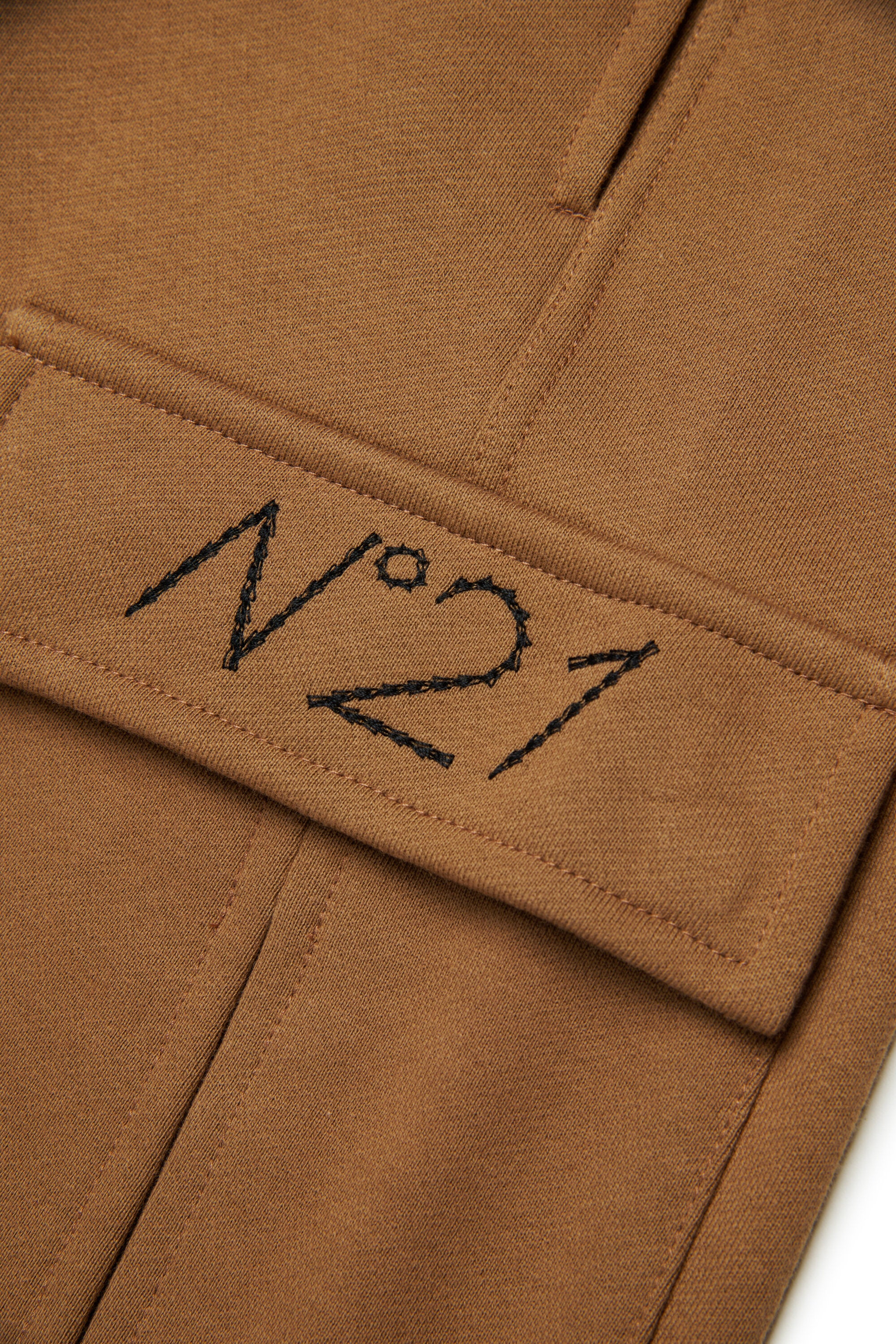 Fleece jogger pants with maxi pocket