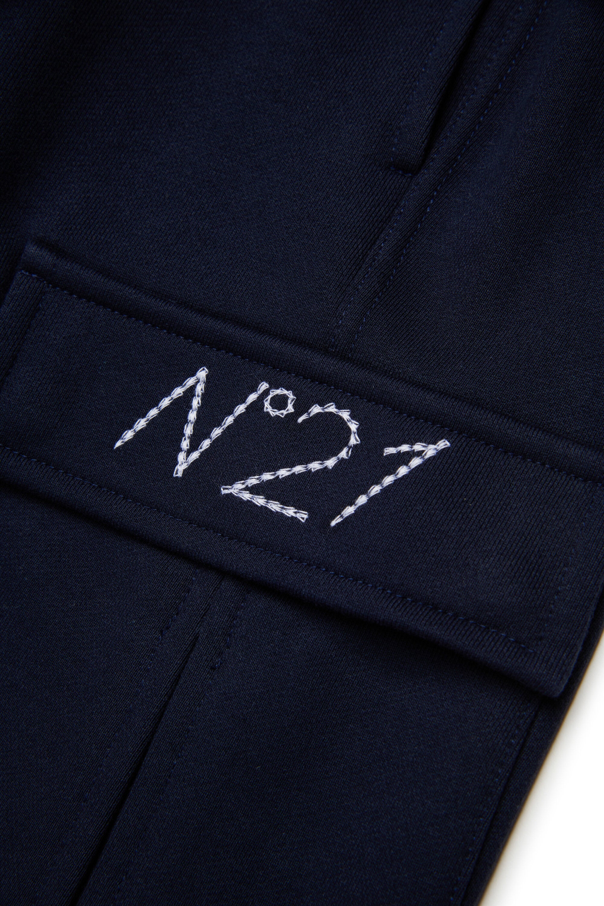 Fleece jogger pants with maxi pocket