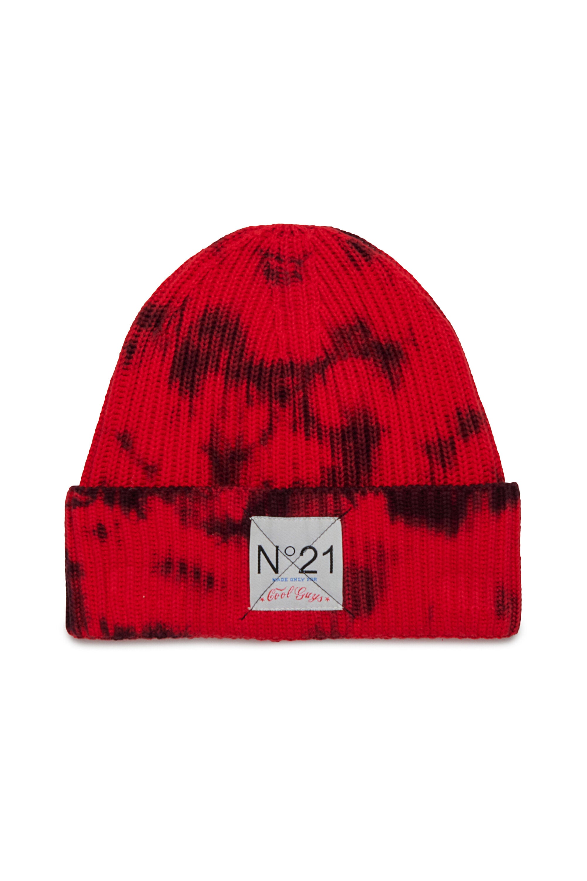 Tie-dye knit beanie