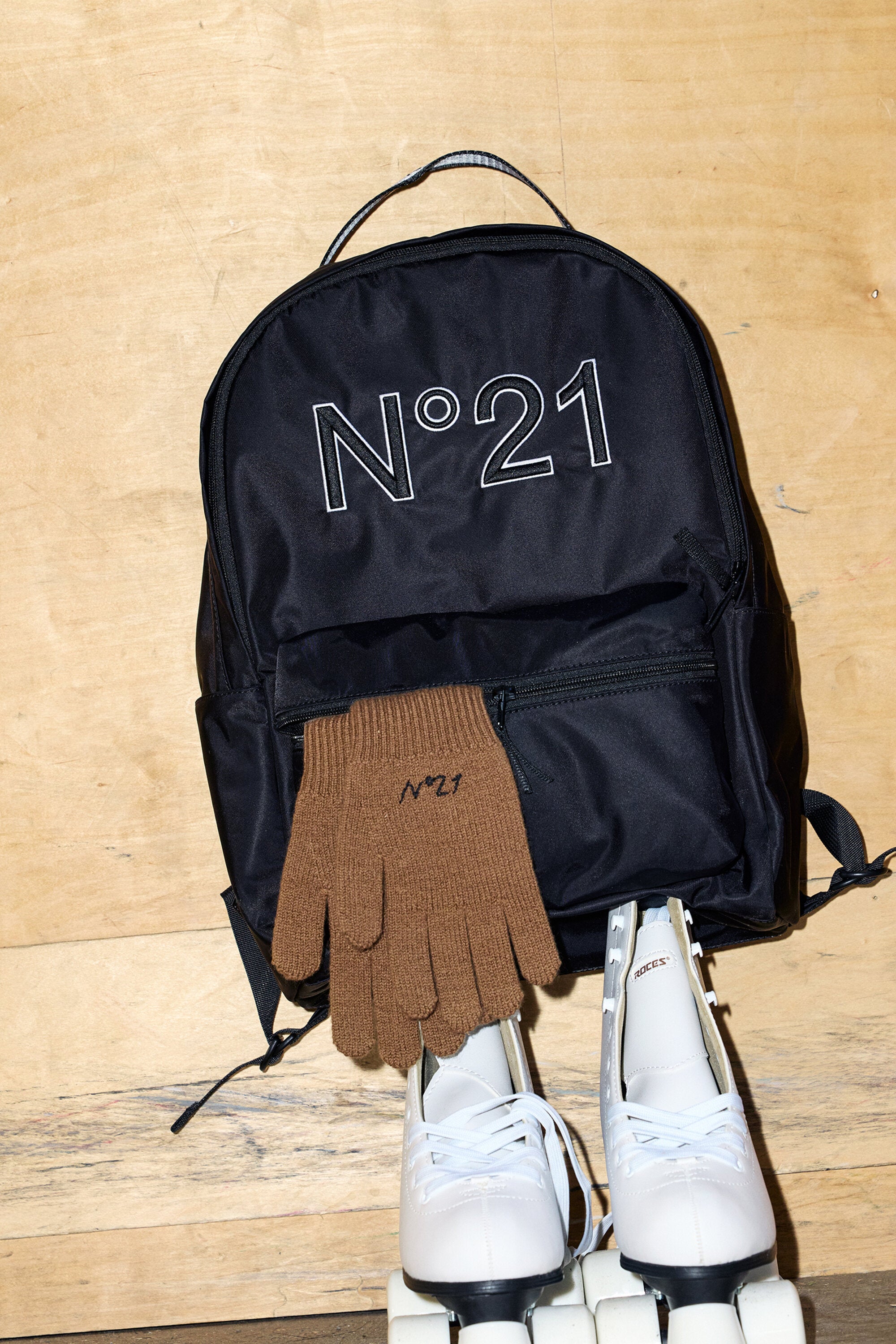 Statement backpack with logo