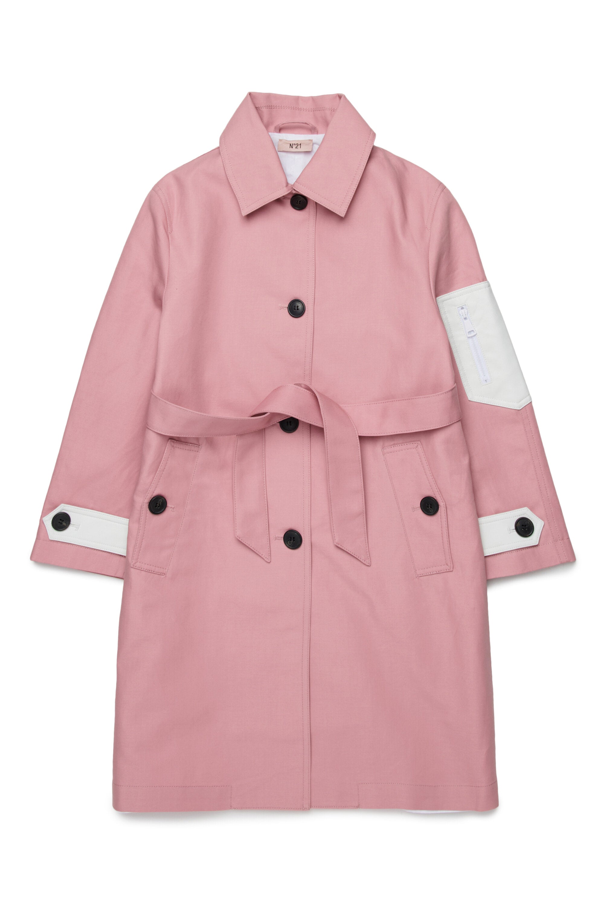 Trench jacket with logo