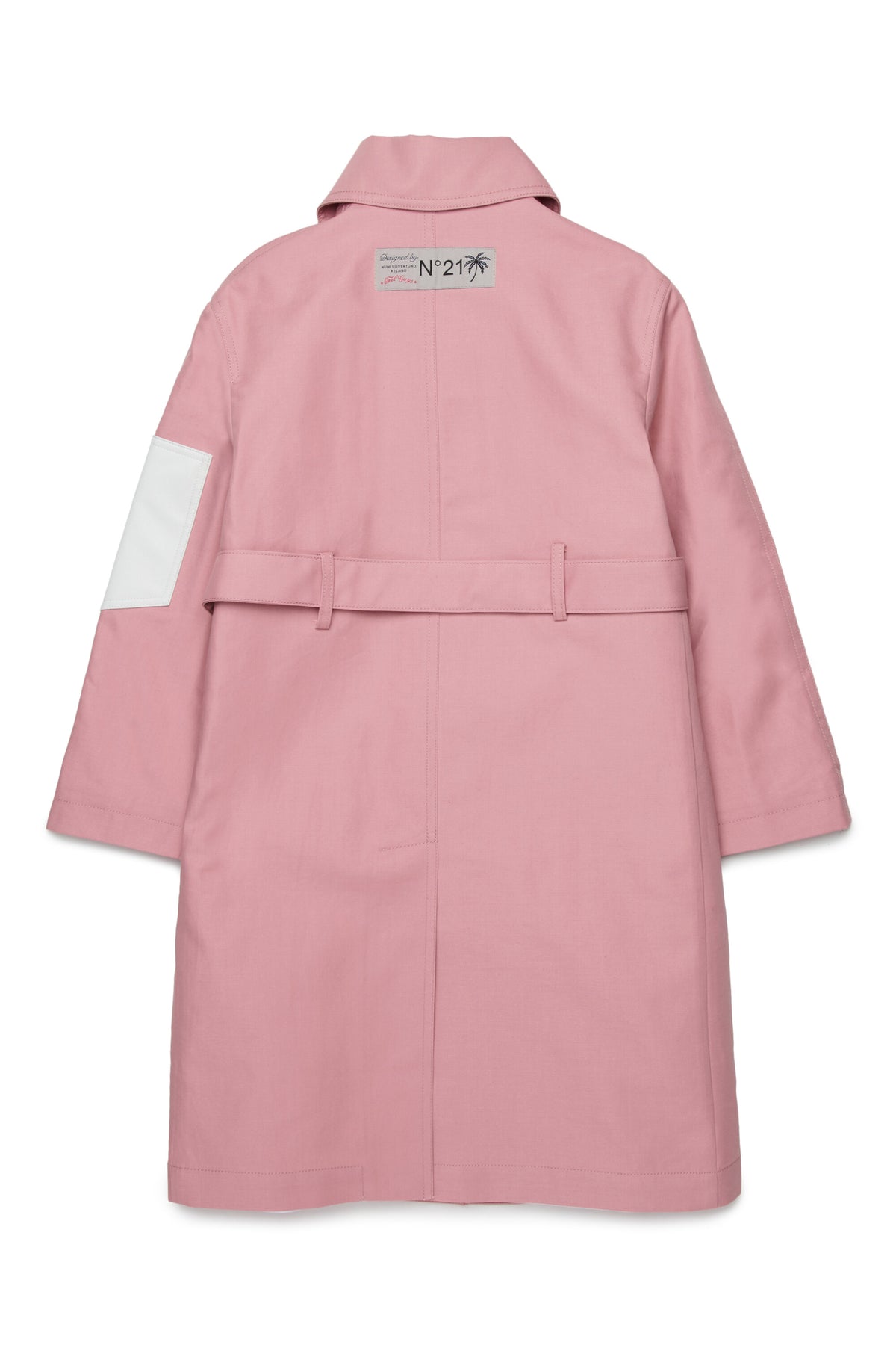 Trench jacket with logo