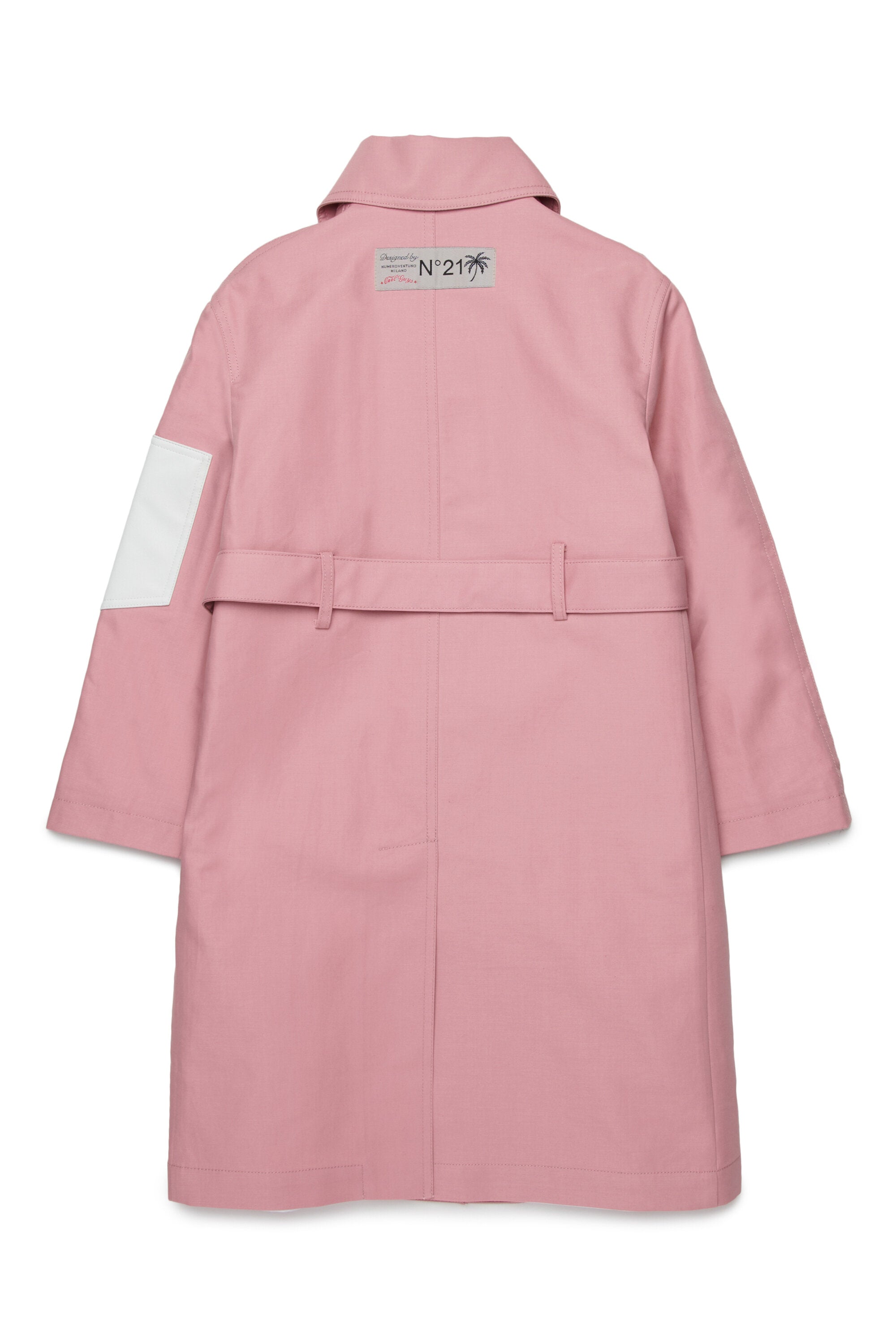 ロゴ入りトレンチジャケット