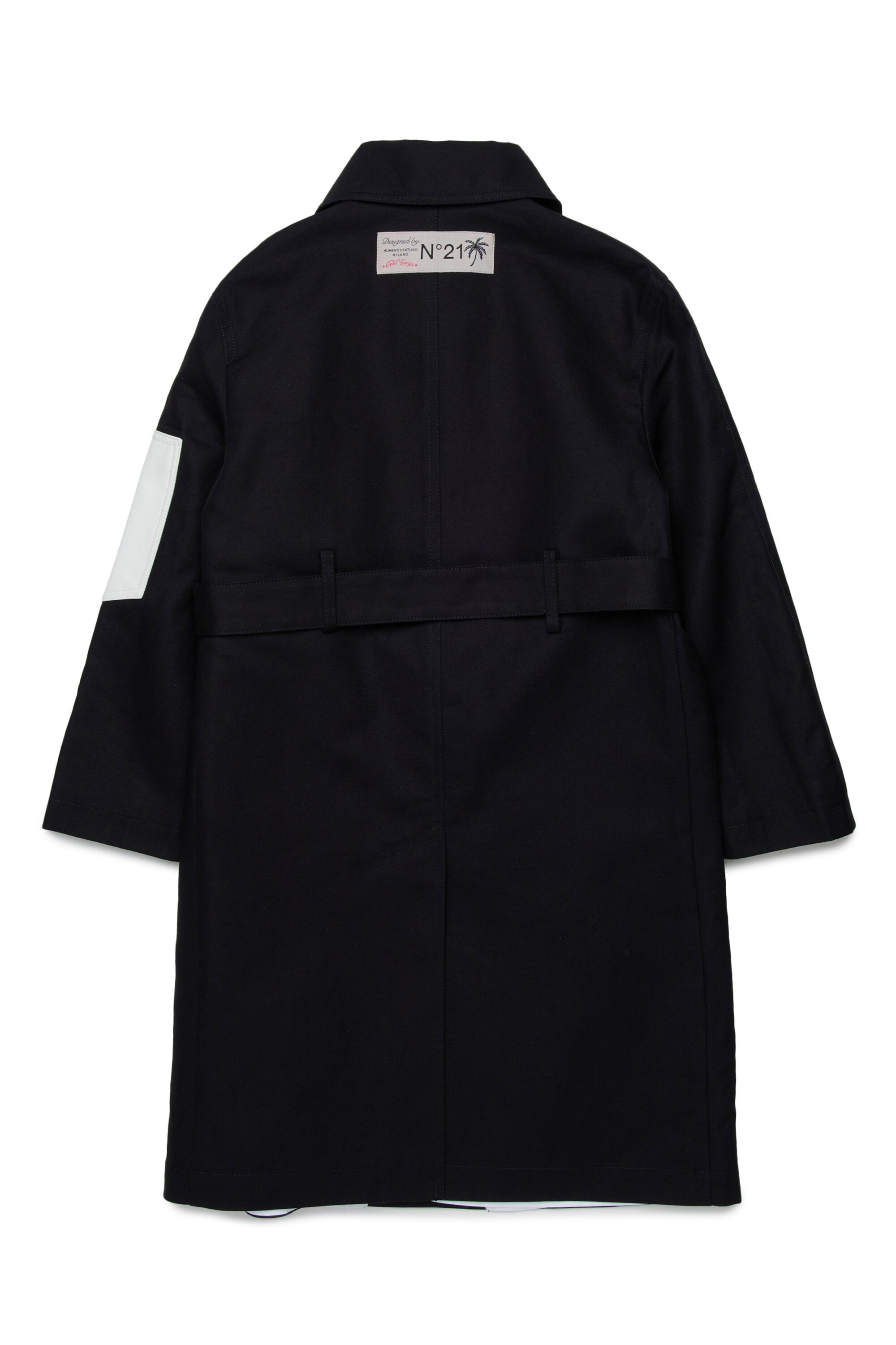 ロゴ入りトレンチジャケット