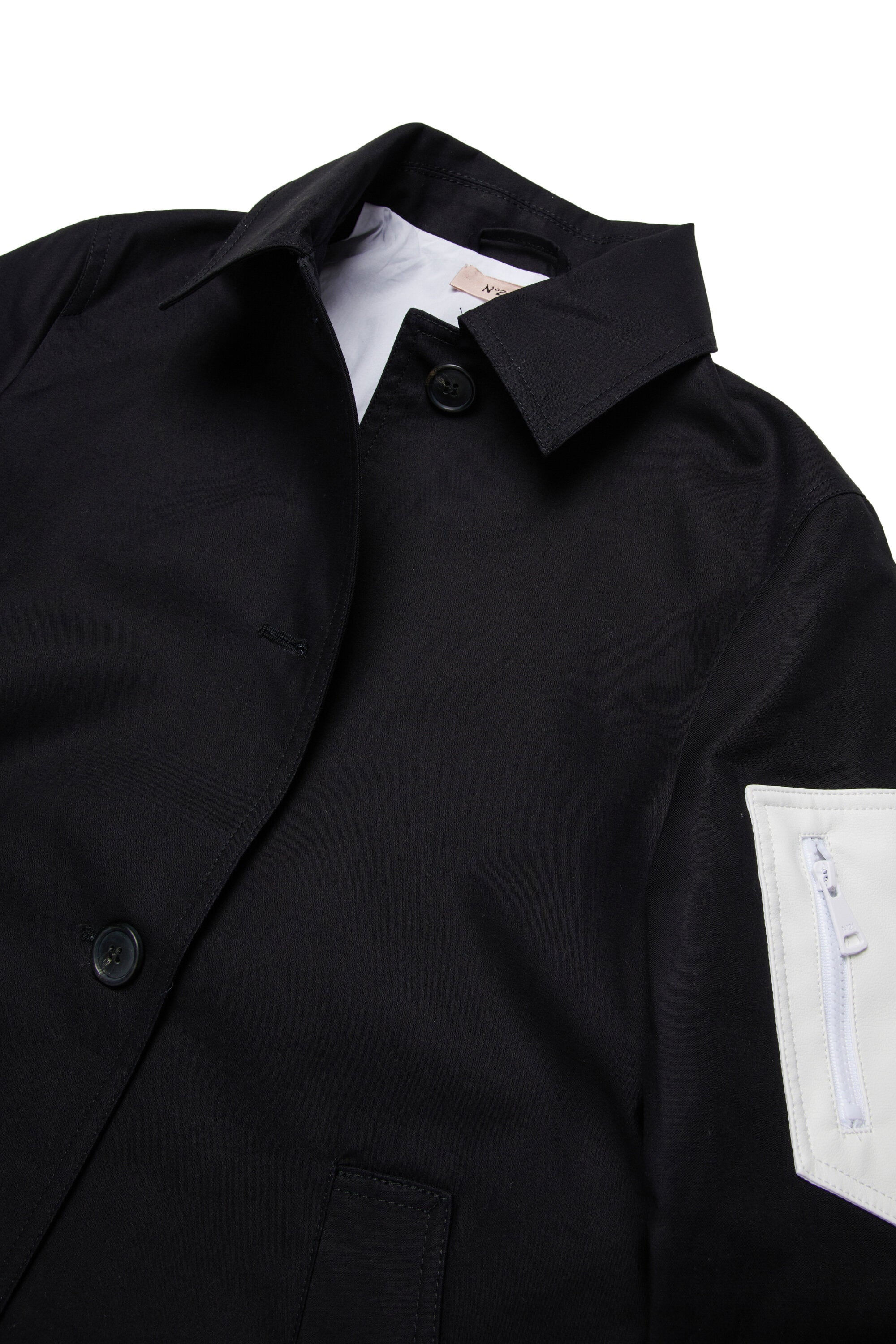 ロゴ入りトレンチジャケット