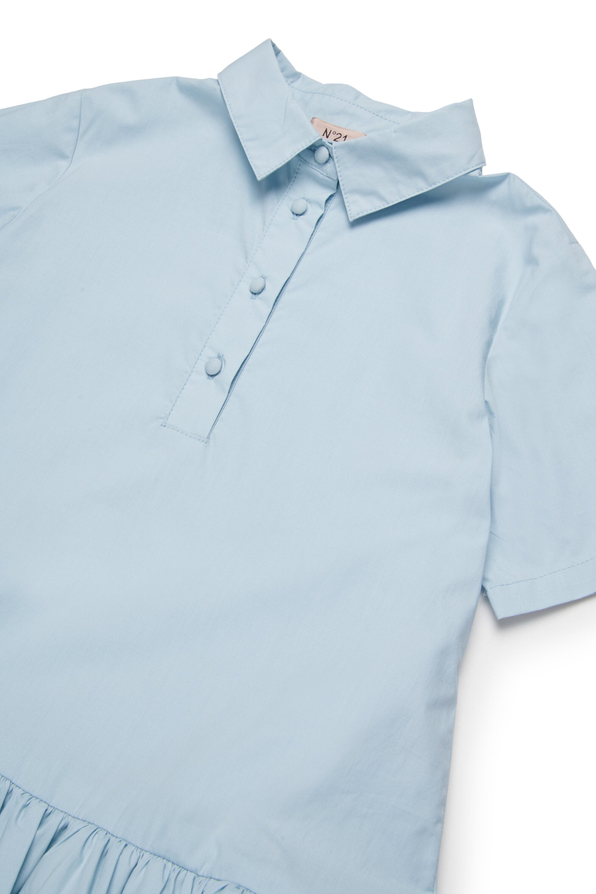 ロゴ入りシャツドレス