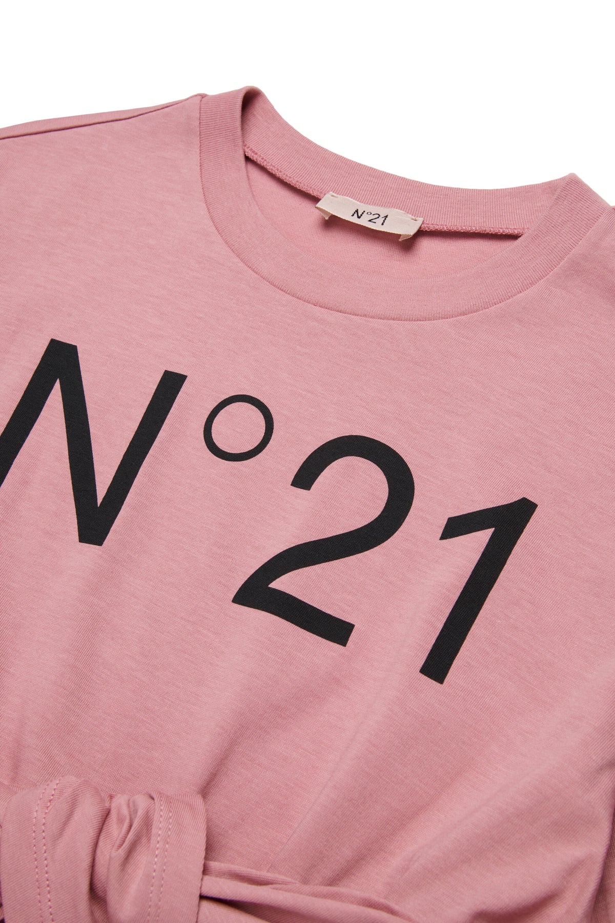 T-shirt dress with printed logo