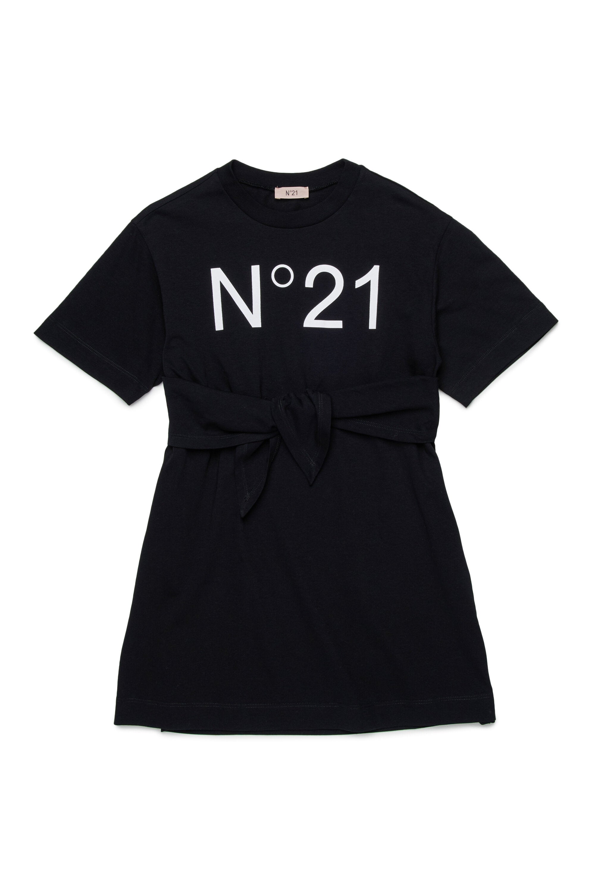 T-shirt dress with printed logo