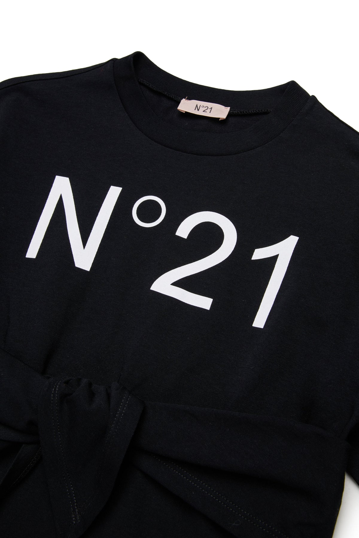 T-shirt dress with printed logo