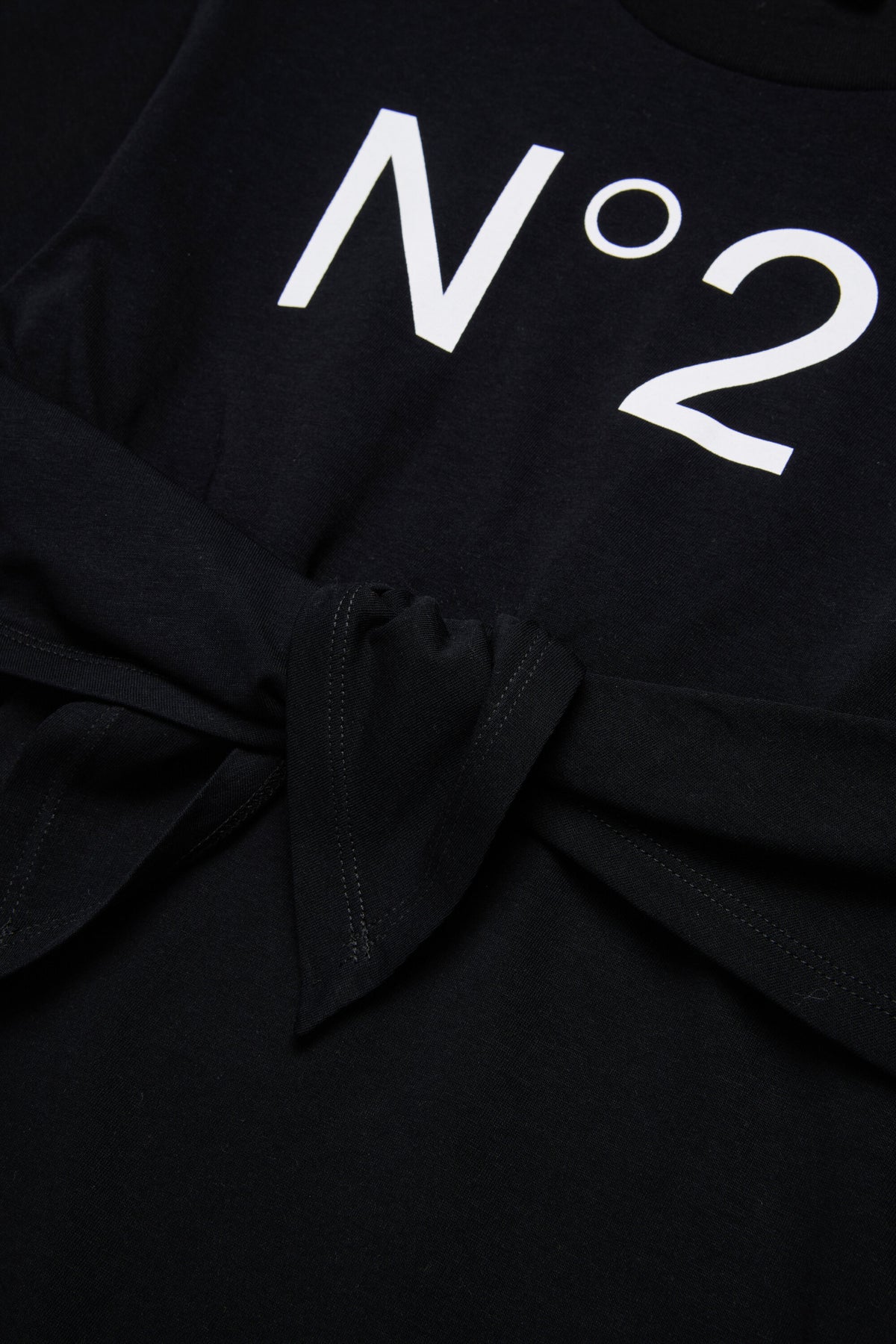 T-shirt dress with printed logo