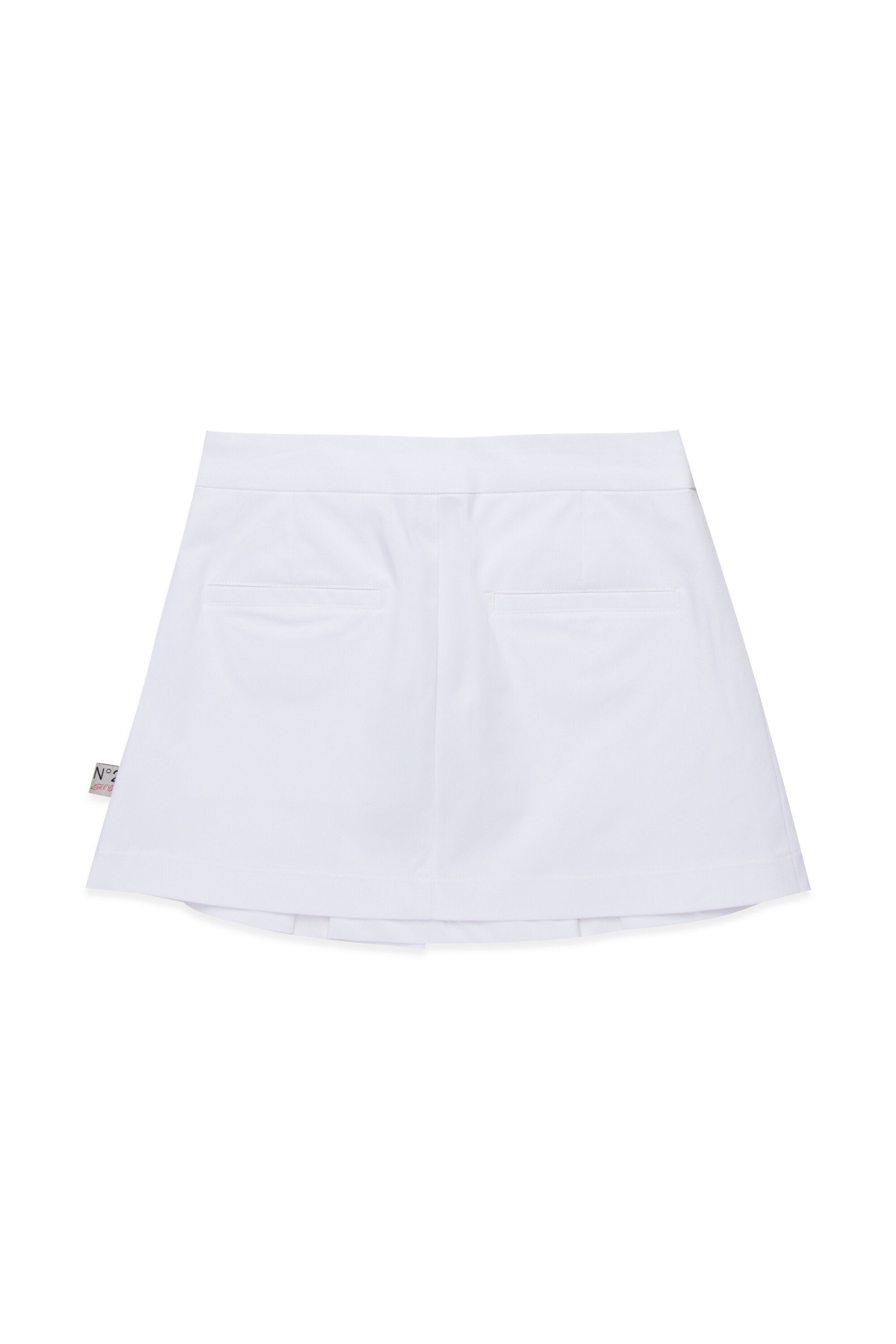 装飾ボタン付きミニスカート