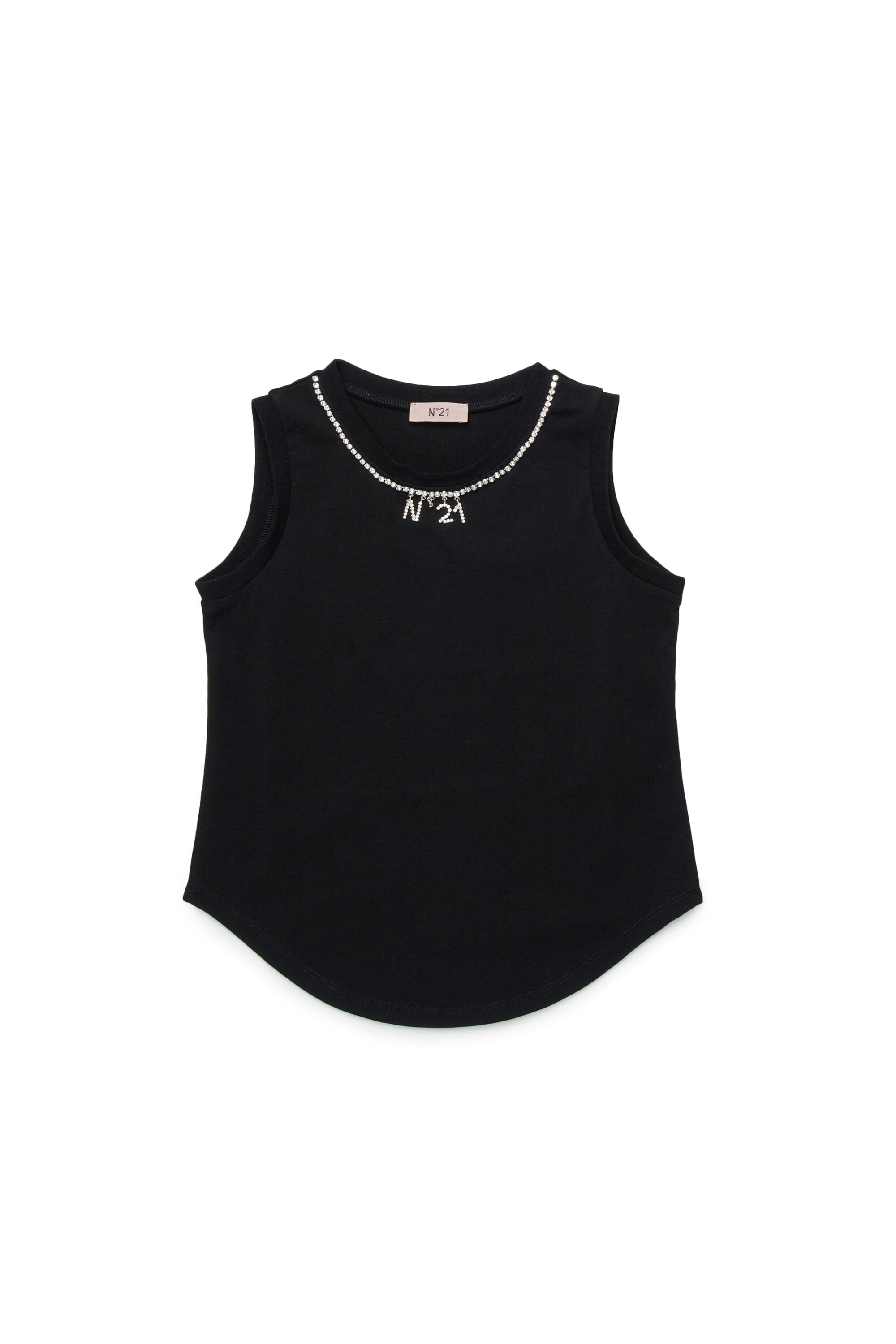 ロゴ入りノースリーブTシャツ
