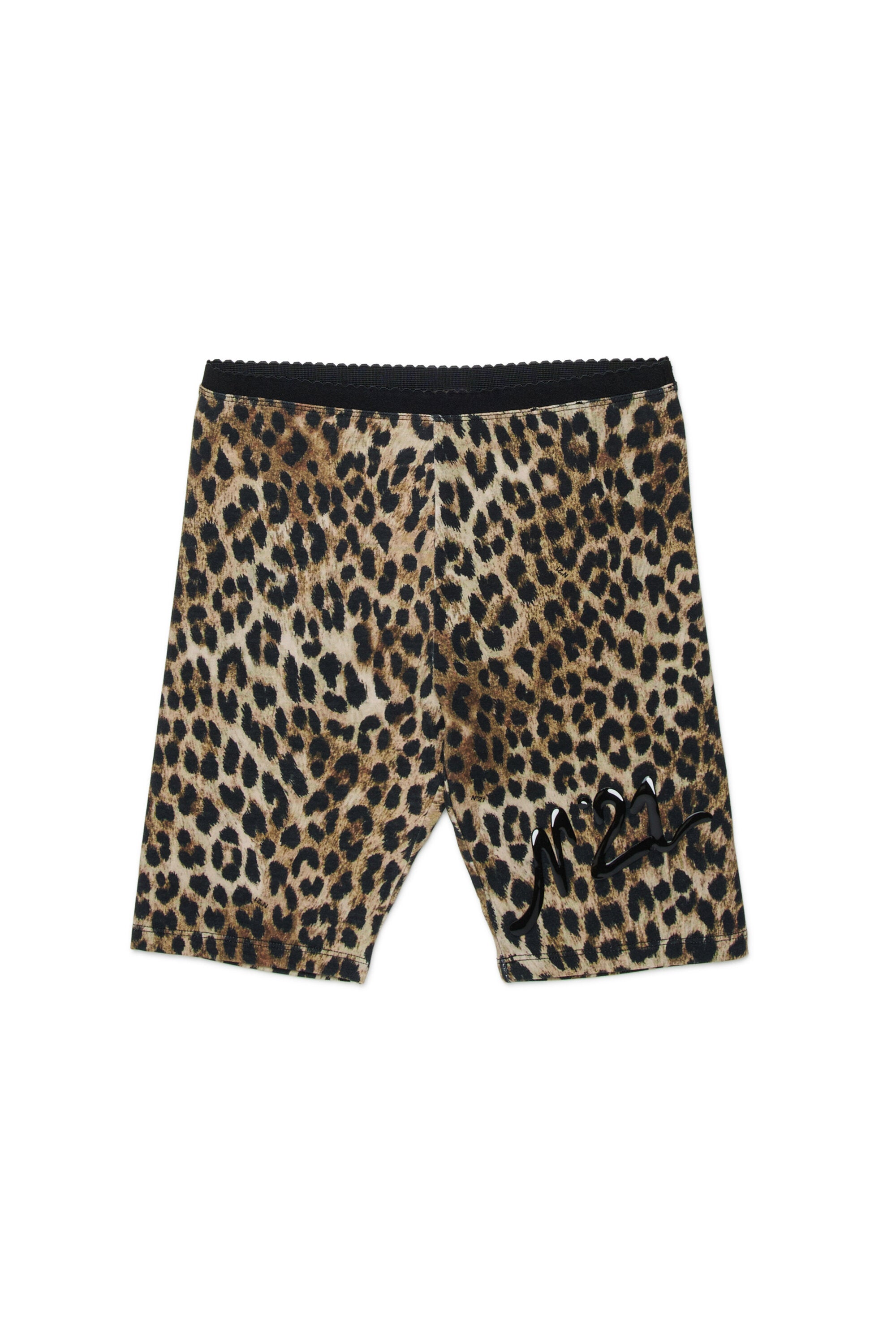 Biker shorts with logo