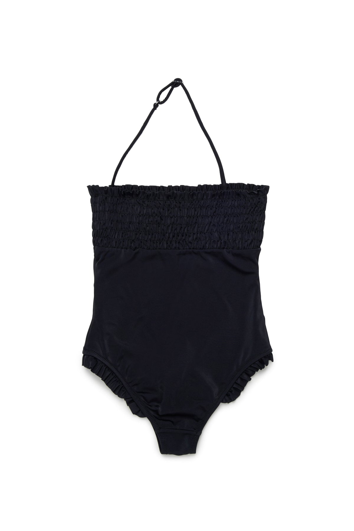 One-piece swimsuit with logo