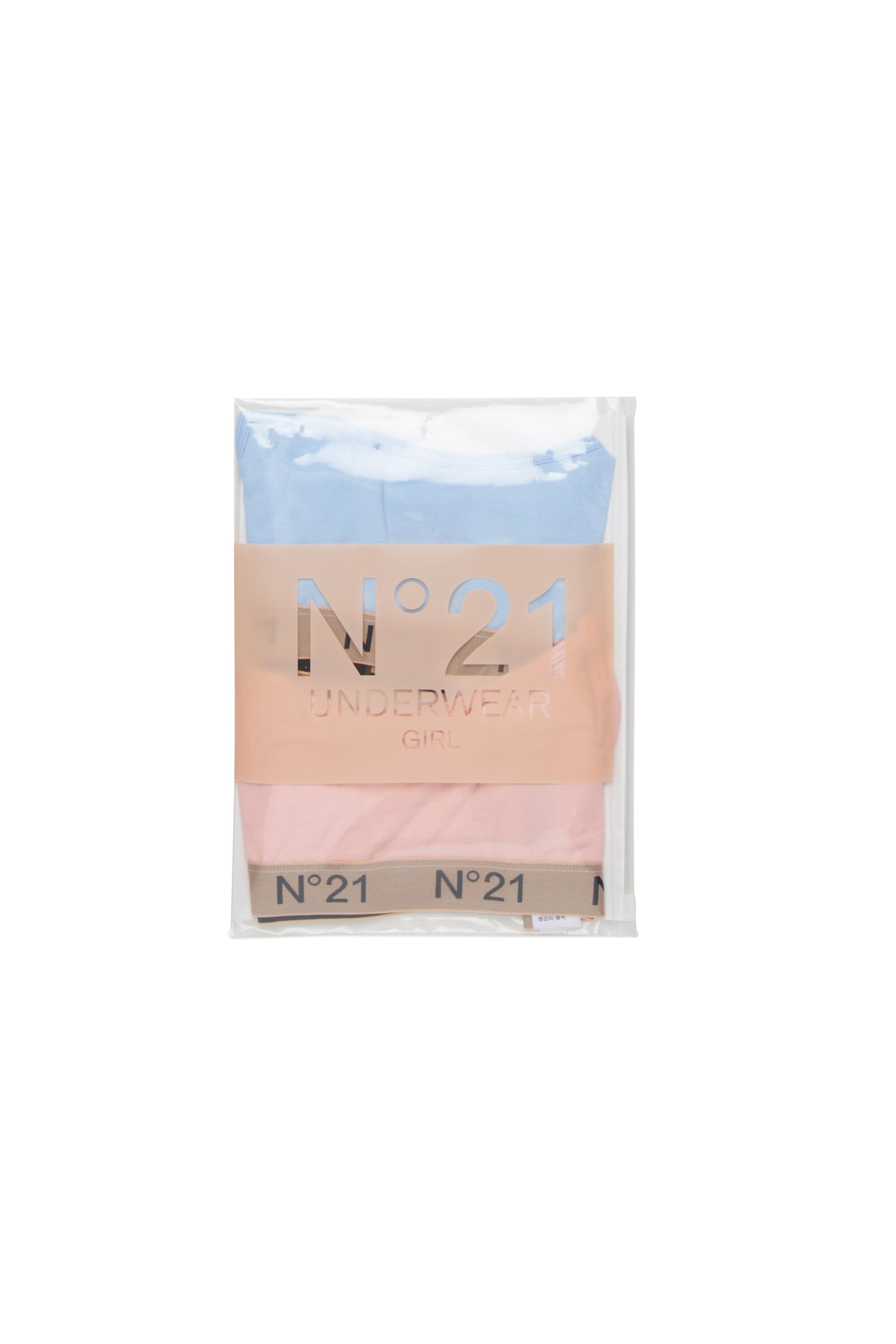 Set of sports bras with logo