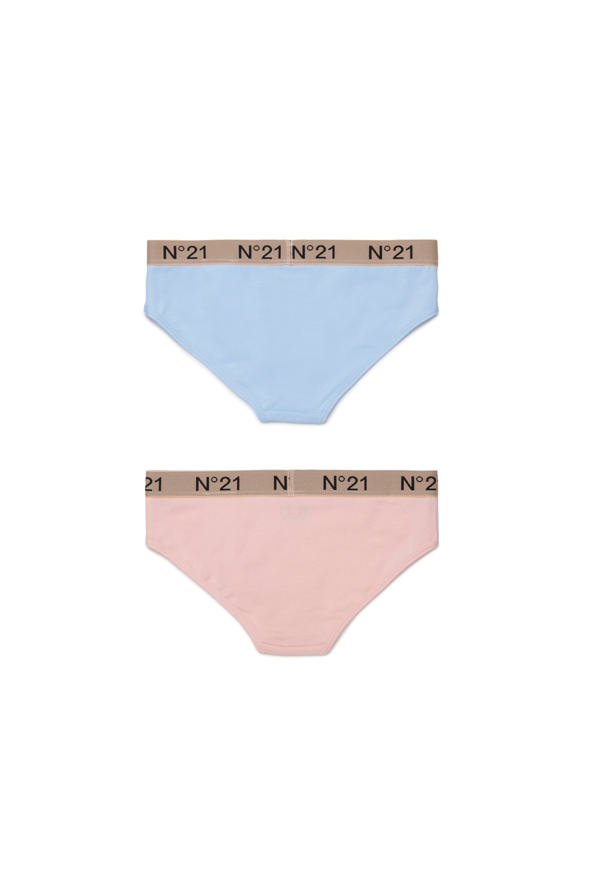 Briefs with elasticated logo waistband