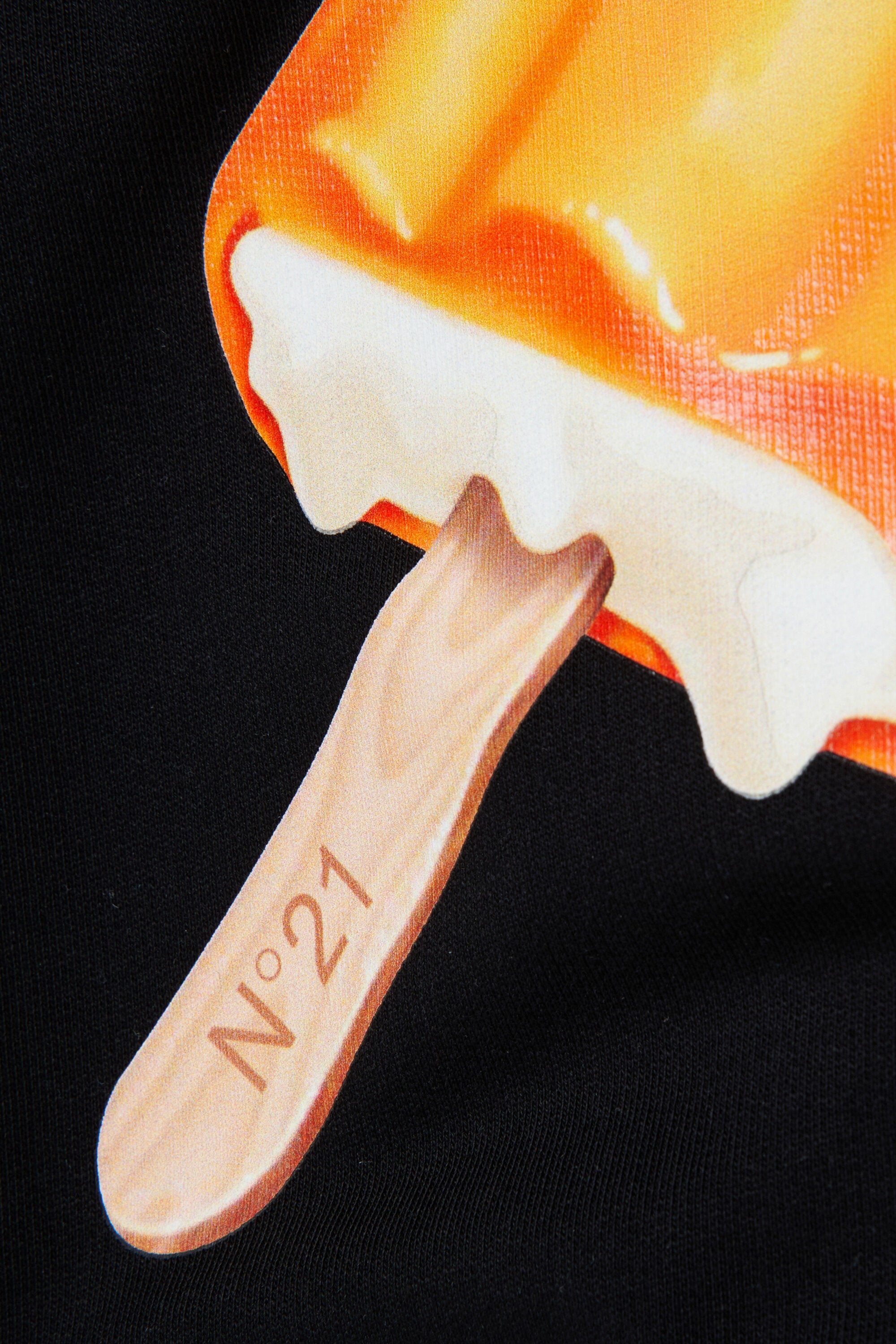 アイスキャンディープリントのクルーネックスウェット