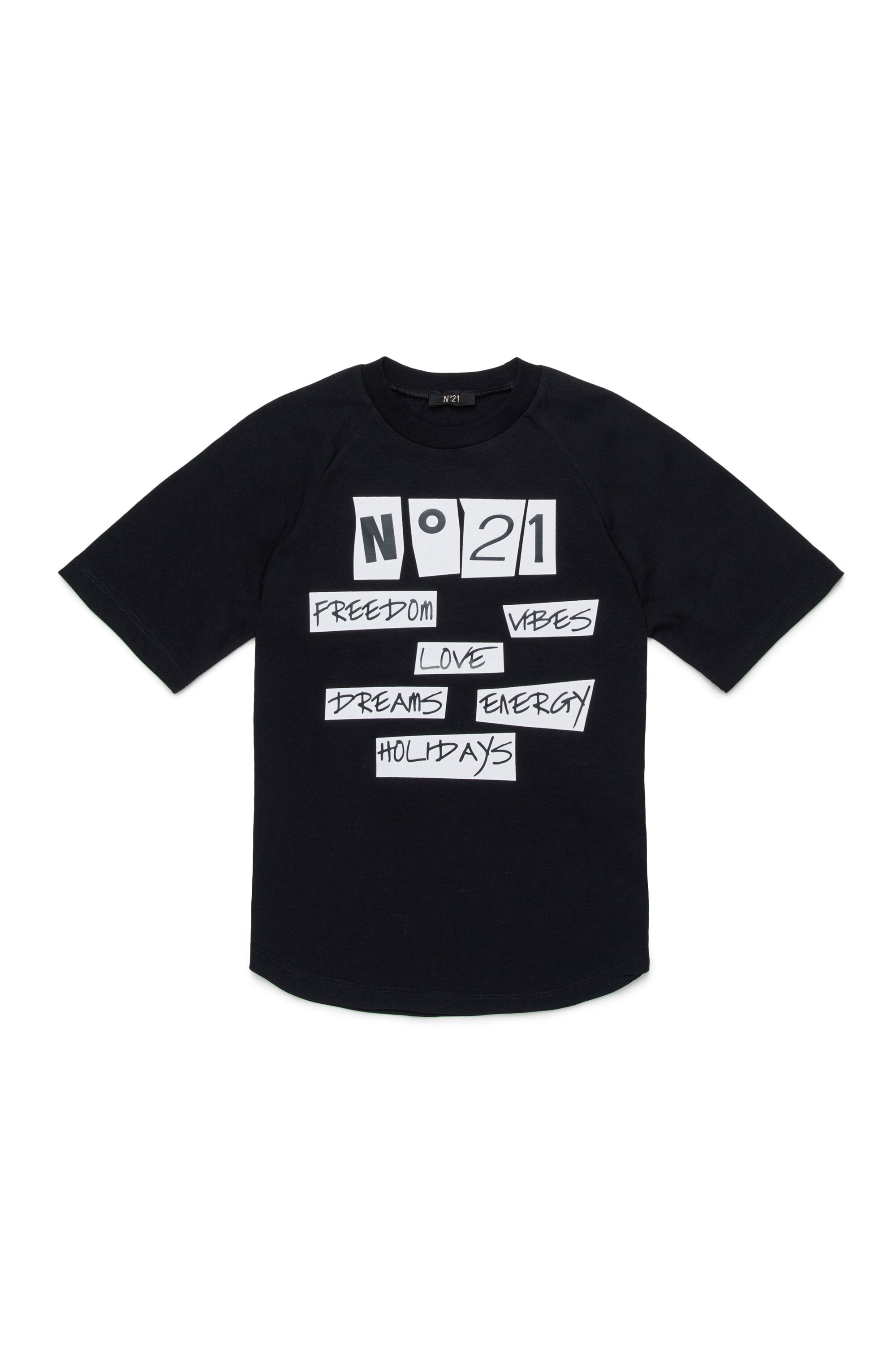 T-shirt with printed logo