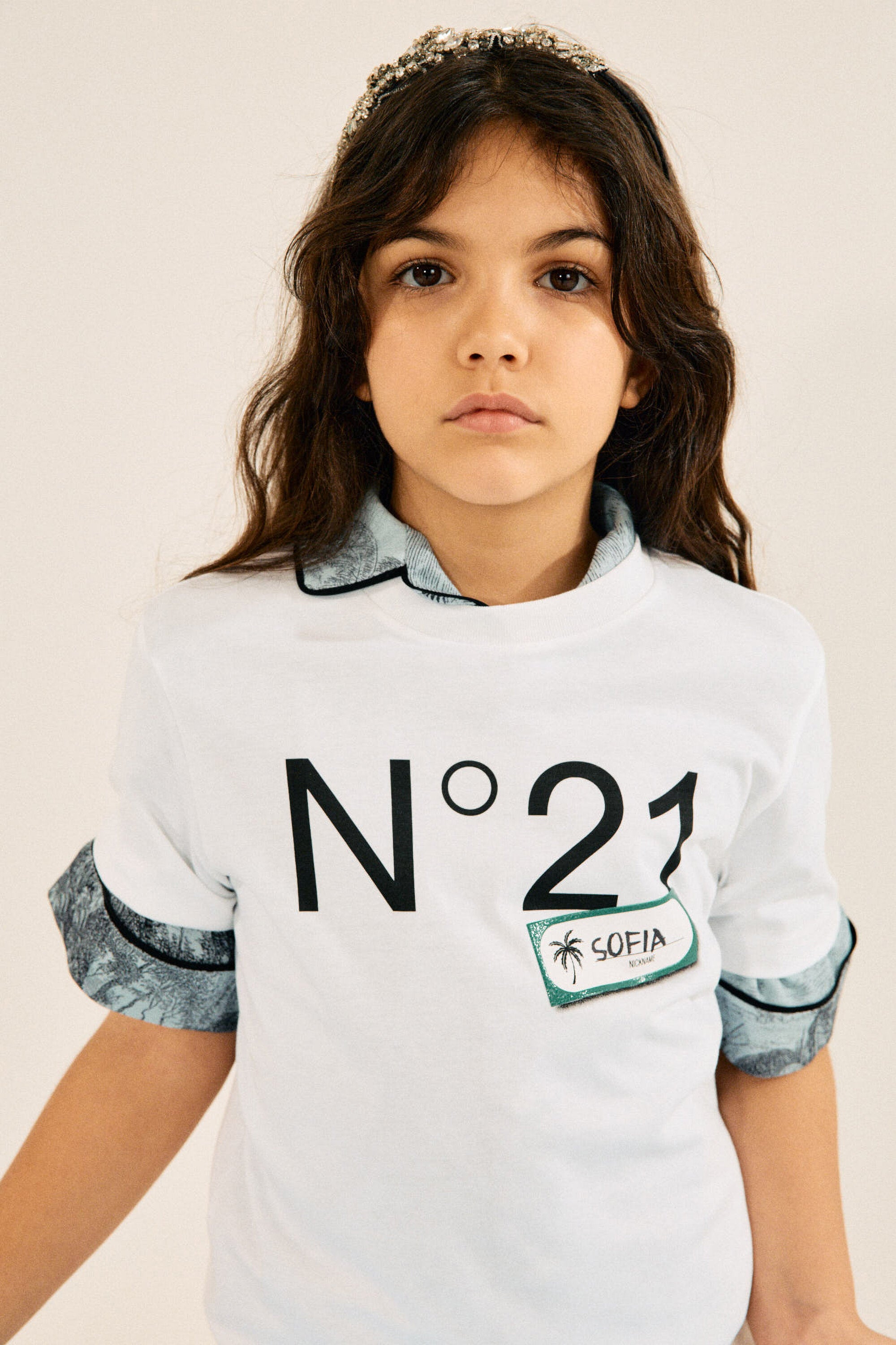 T-shirt with front logo