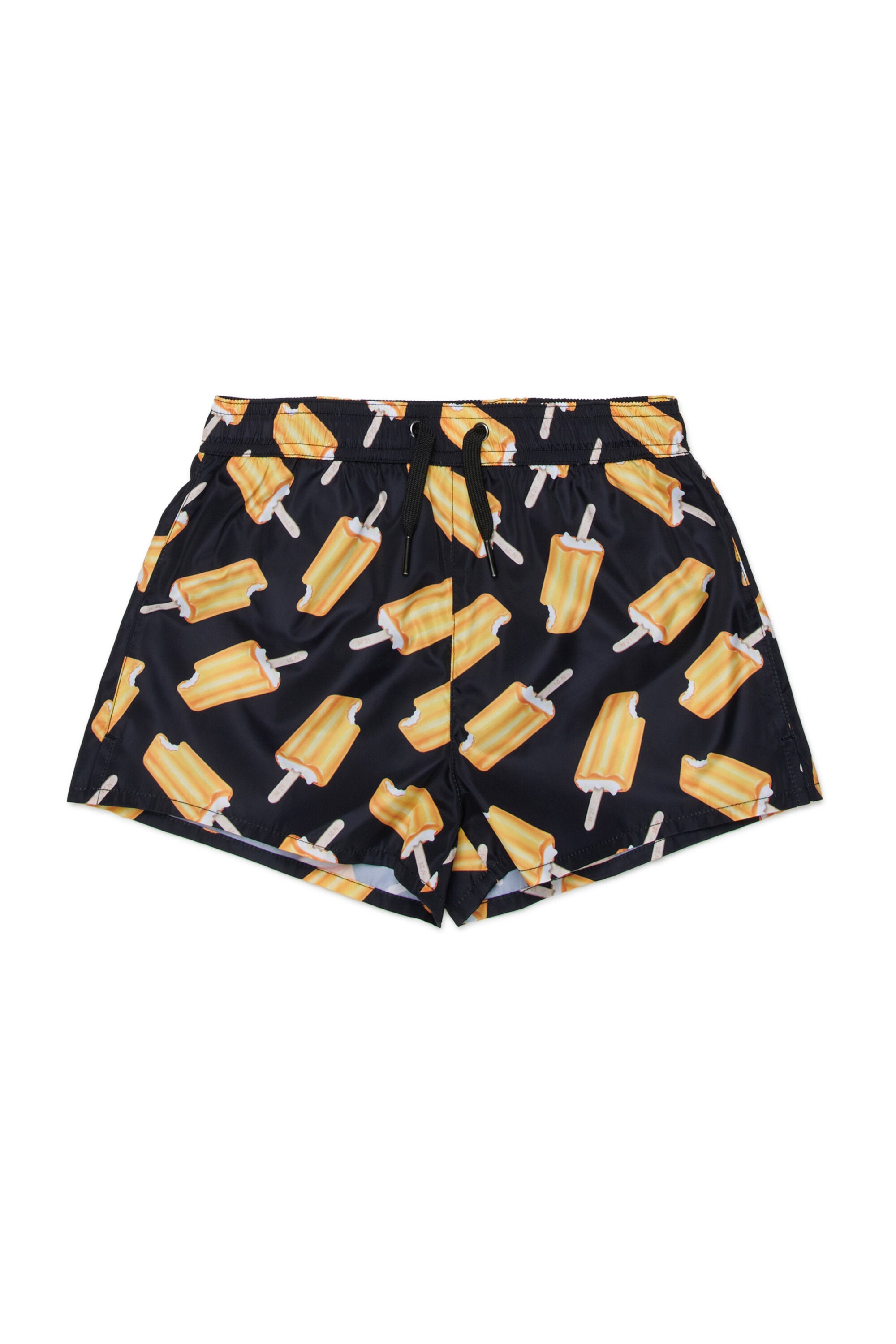 アイスキャンディープリントのボクサー水着