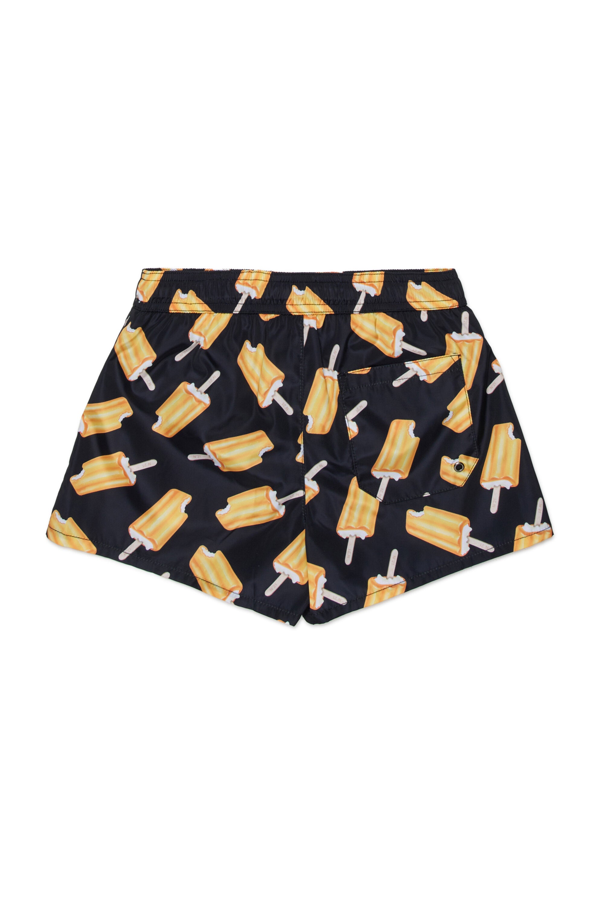 アイスキャンディープリントのボクサー水着