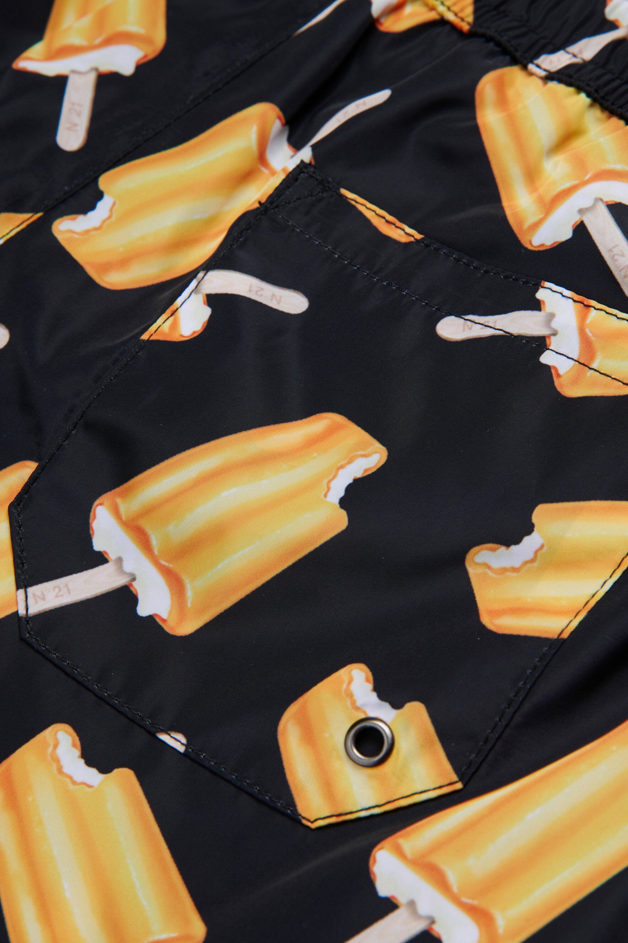 アイスキャンディープリントのボクサー水着