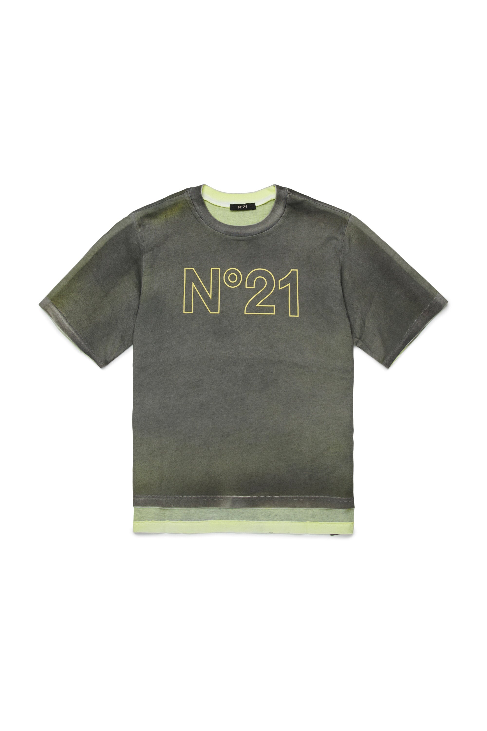 ヴィンテージ風ロゴ入りTシャツ