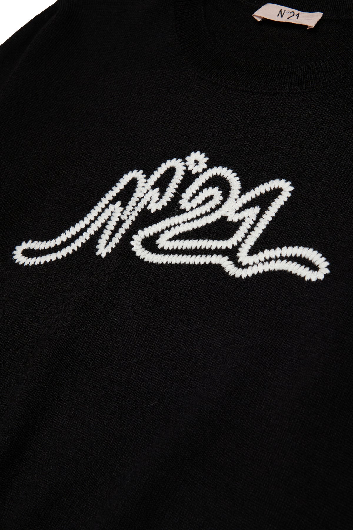 Crewneck pullover with logo