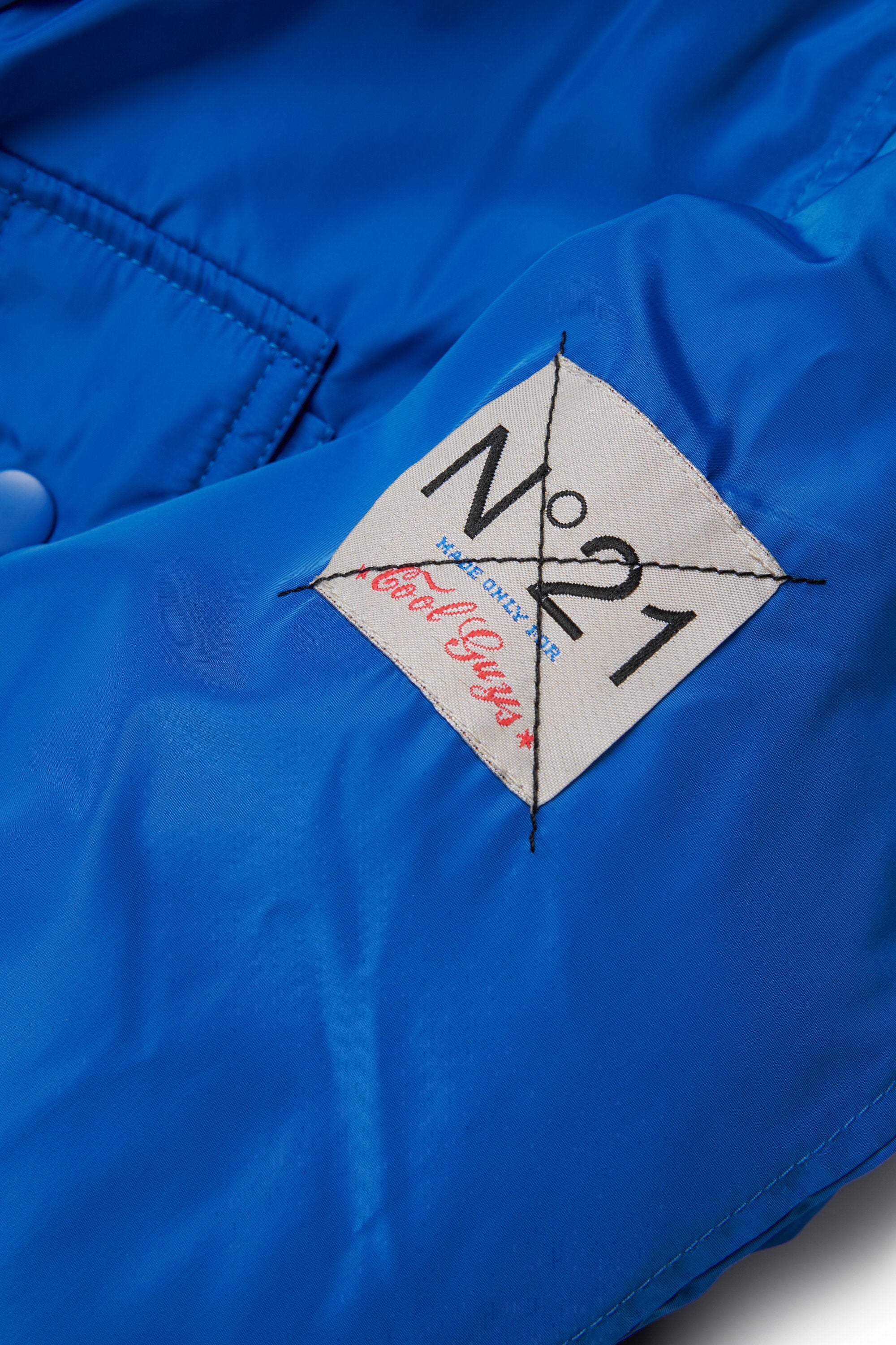 Padded jacket with logo
