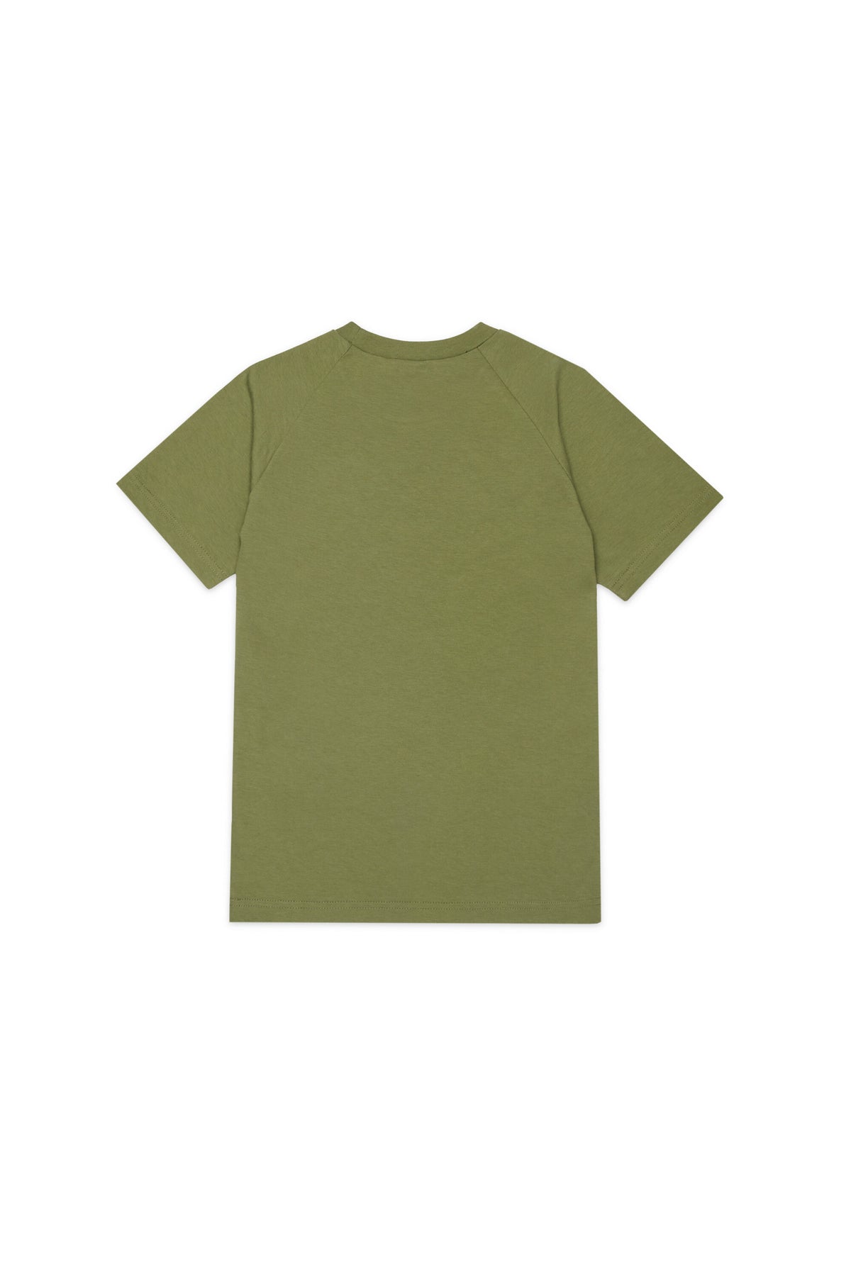 ロゴプリントのラグランTシャツ