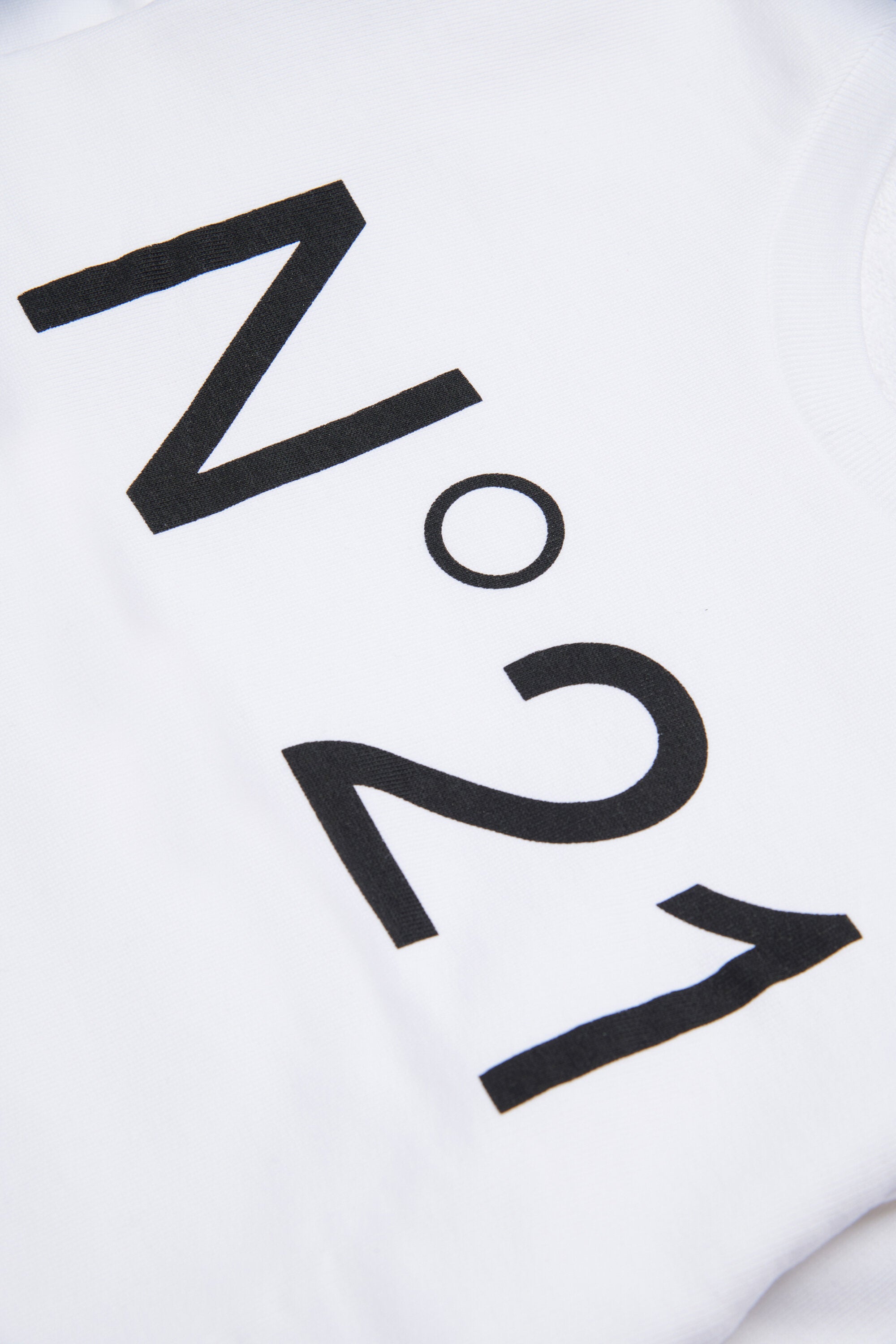 ロゴ入りコットンクルーネックスウェットシャツ