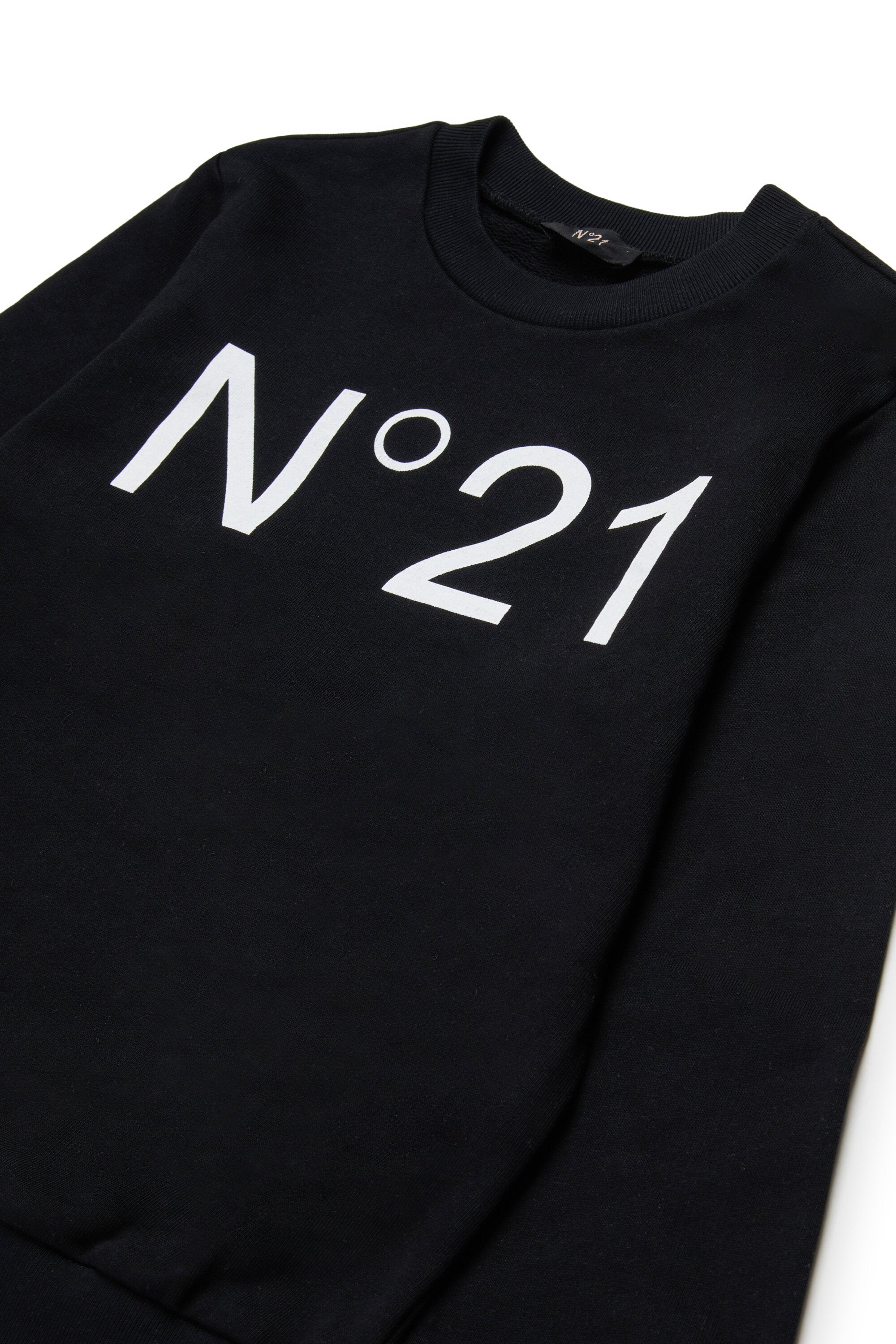 ロゴ入りコットンクルーネックスウェットシャツ